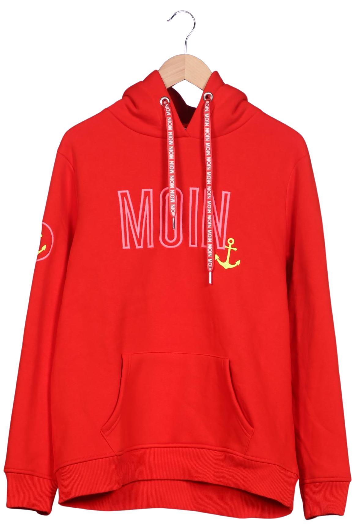 

Zwillingsherz Damen Kapuzenpullover, rot, Gr. 42