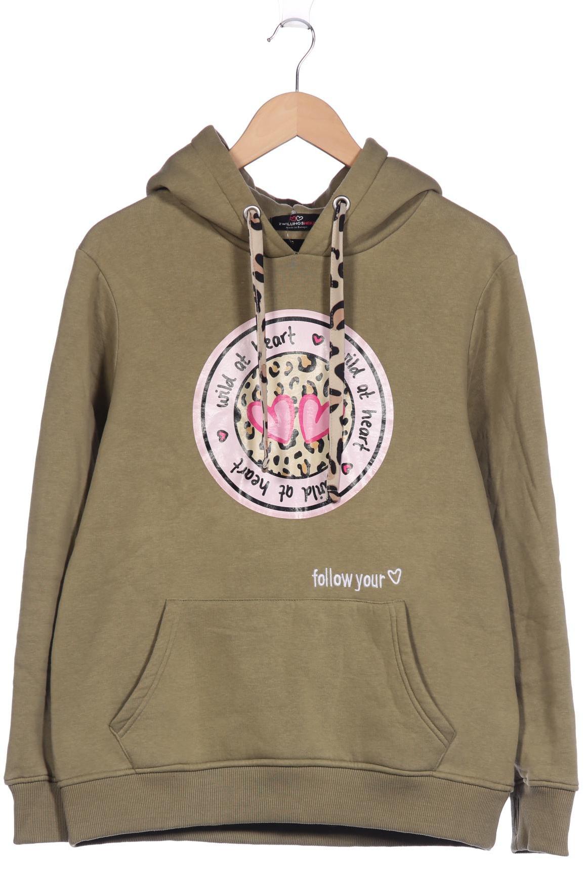 

Zwillingsherz Damen Kapuzenpullover, grün