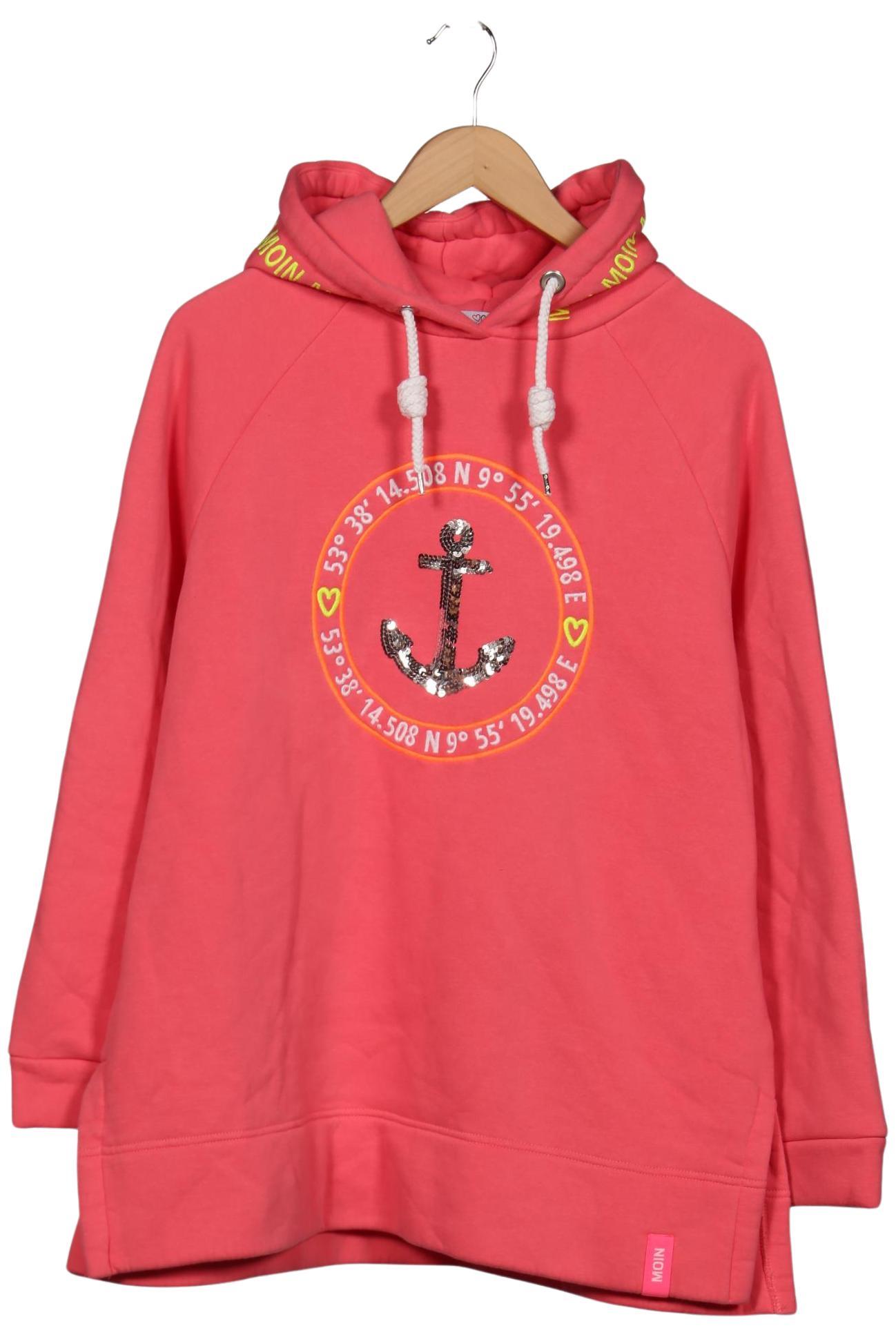 

Zwillingsherz Damen Kapuzenpullover, pink, Gr. 42