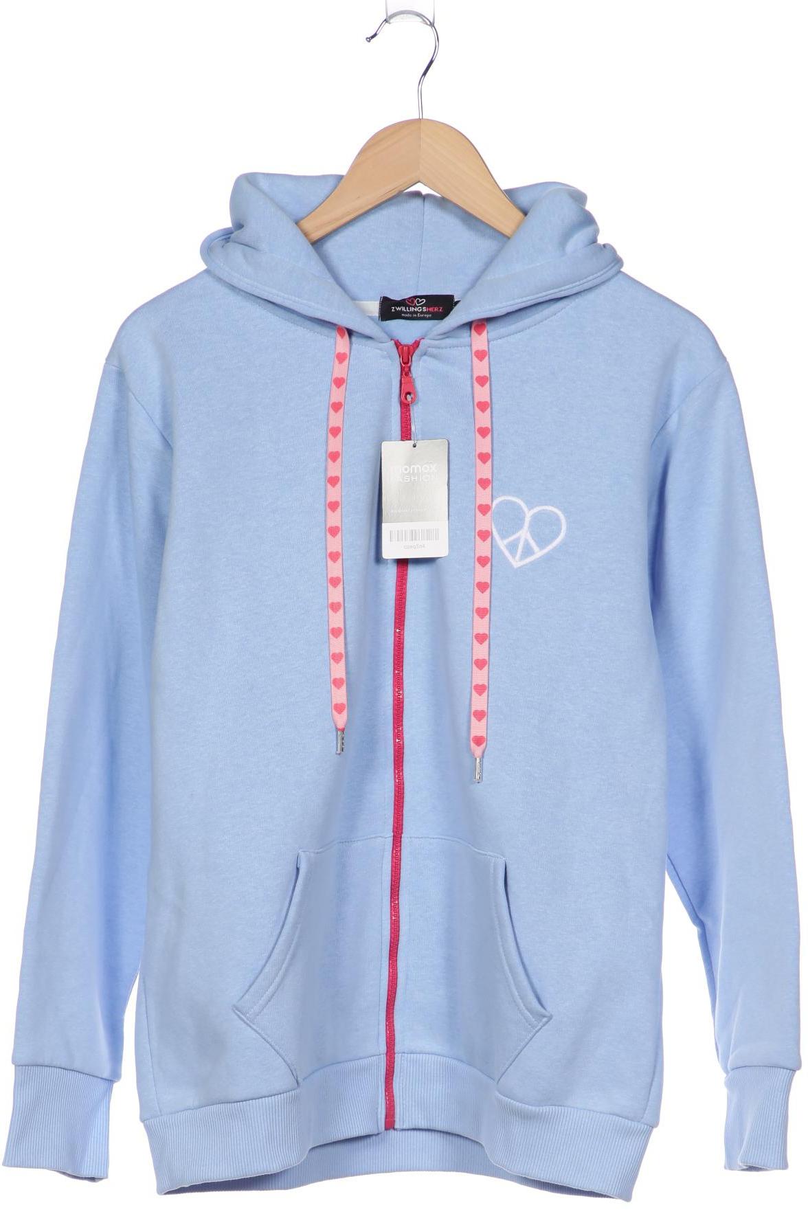 

Zwillingsherz Damen Kapuzenpullover, hellblau, Gr. 44