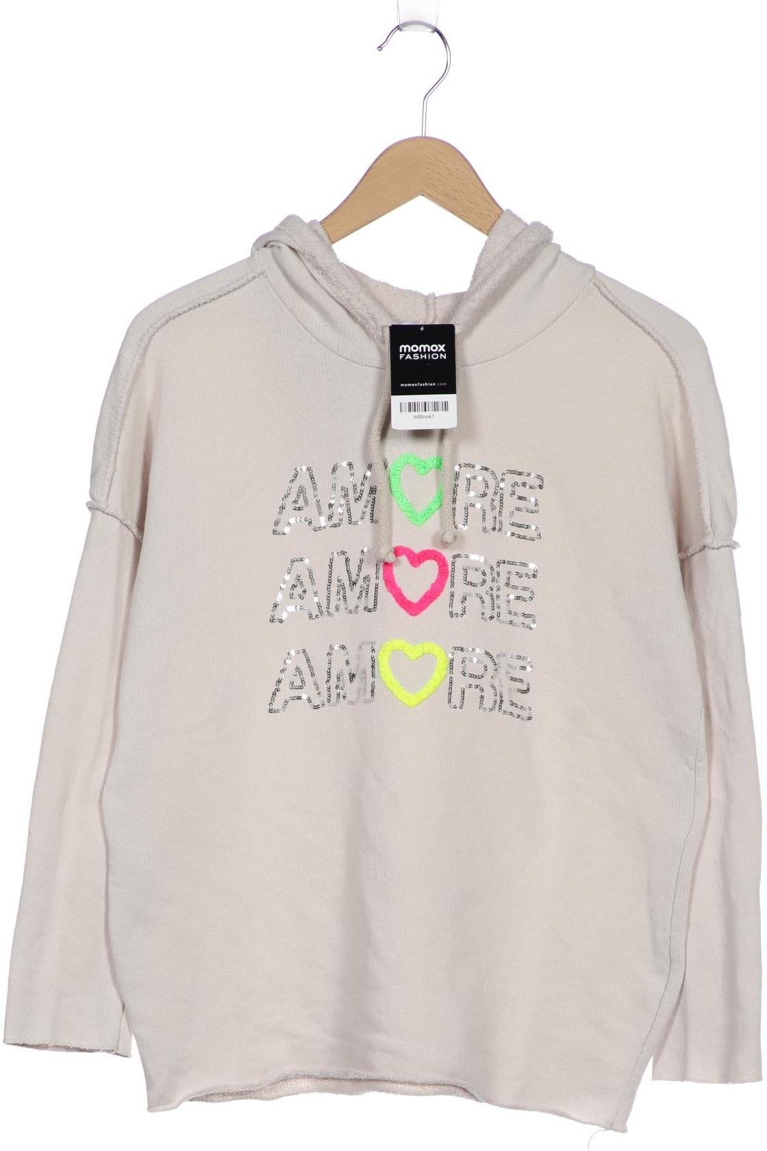 

Zwillingsherz Damen Kapuzenpullover, cremeweiß