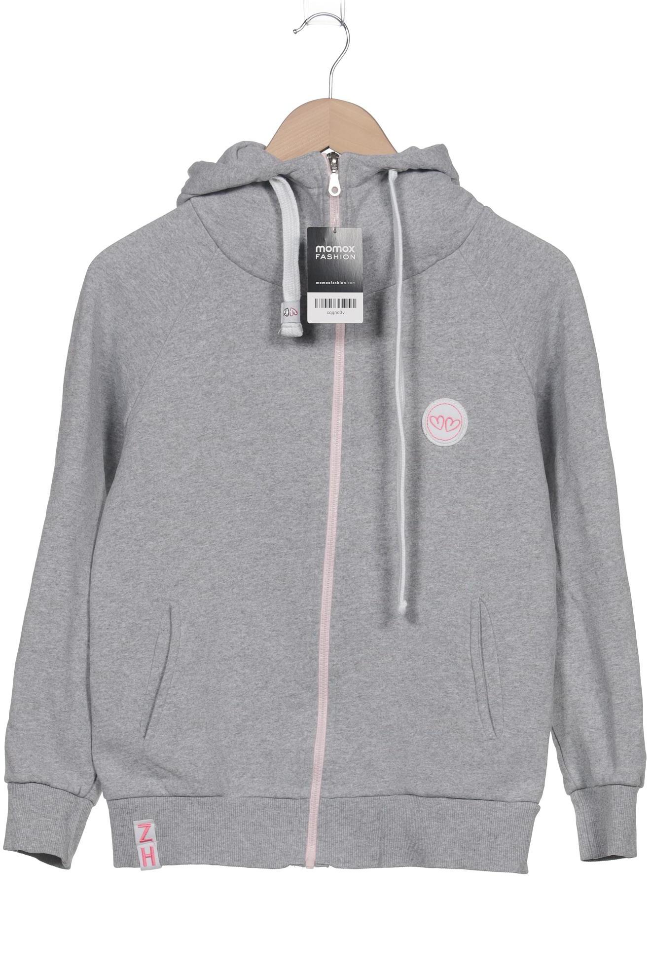 

Zwillingsherz Damen Kapuzenpullover, grau, Gr. 36