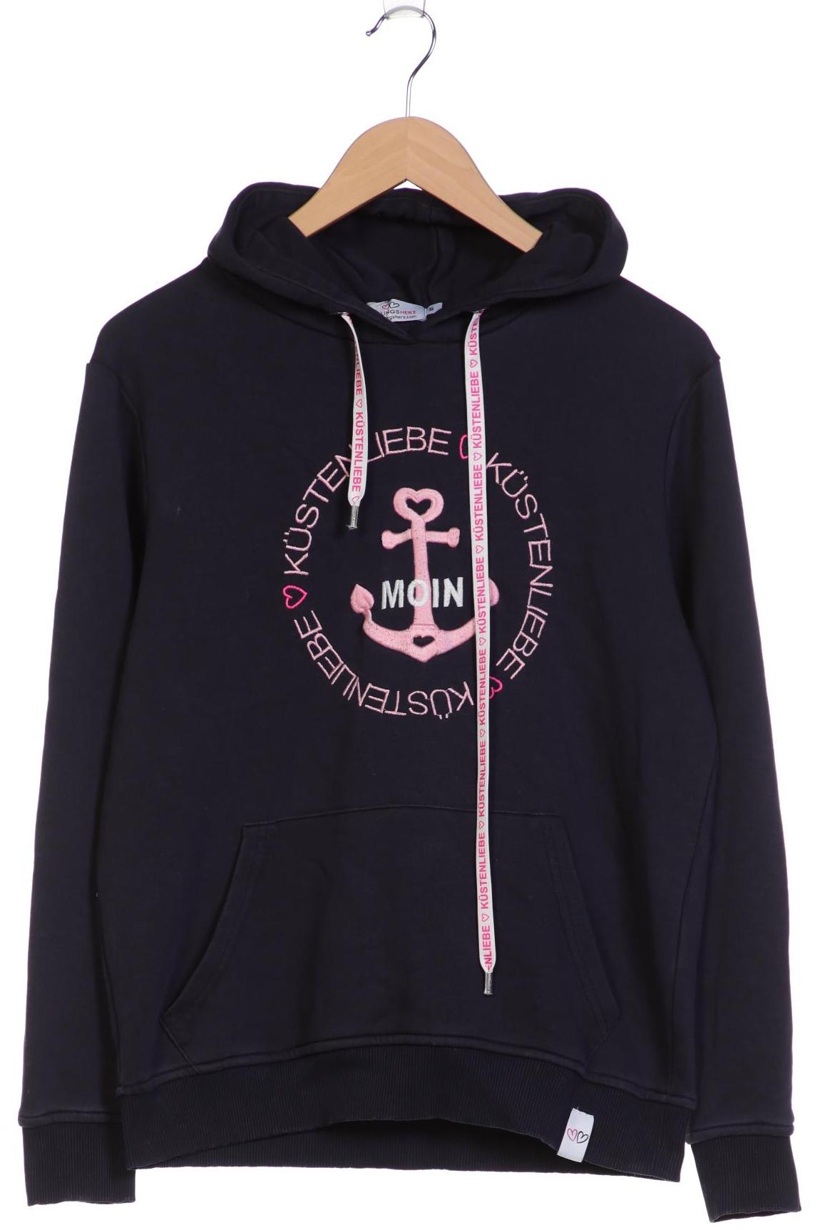 

Zwillingsherz Damen Kapuzenpullover, marineblau, Gr. 36