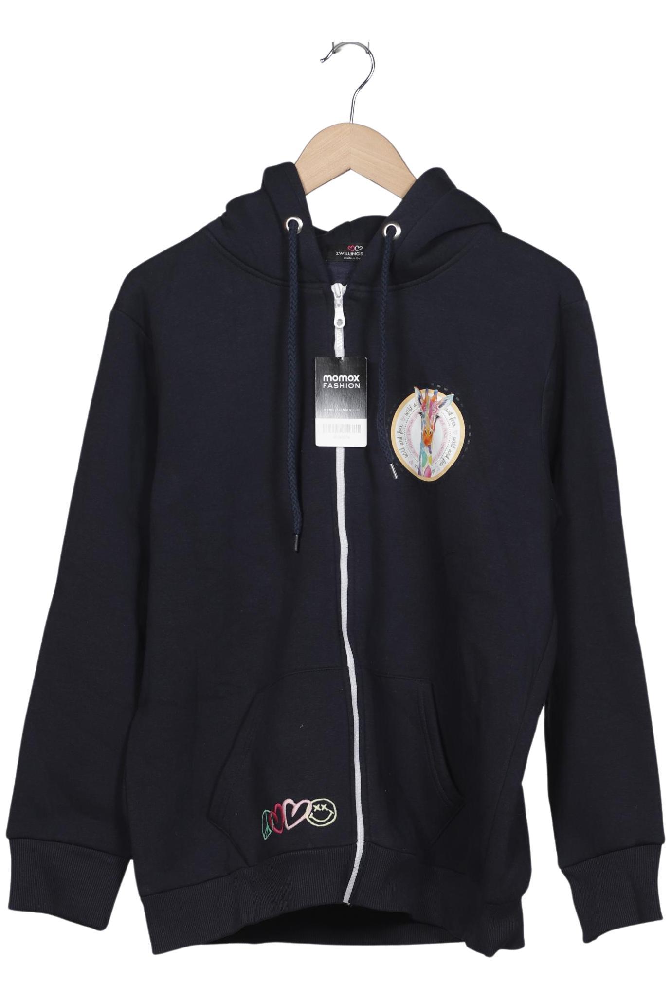 

Zwillingsherz Damen Kapuzenpullover, marineblau, Gr. 42