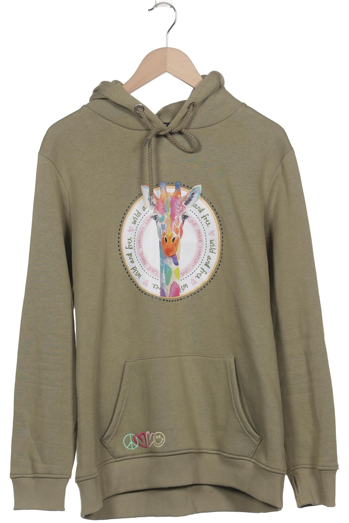 

Zwillingsherz Damen Kapuzenpullover, grün, Gr. 42