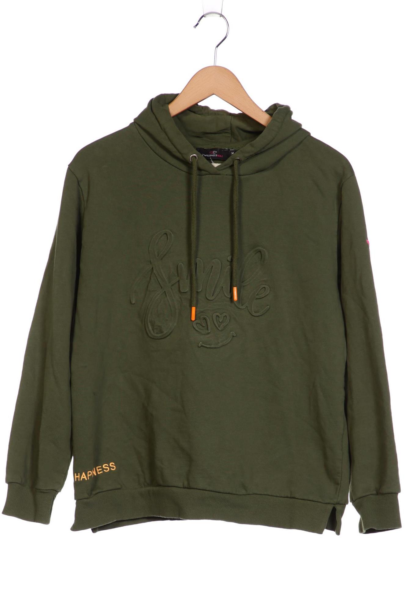 

Zwillingsherz Damen Kapuzenpullover, grün, Gr. 38