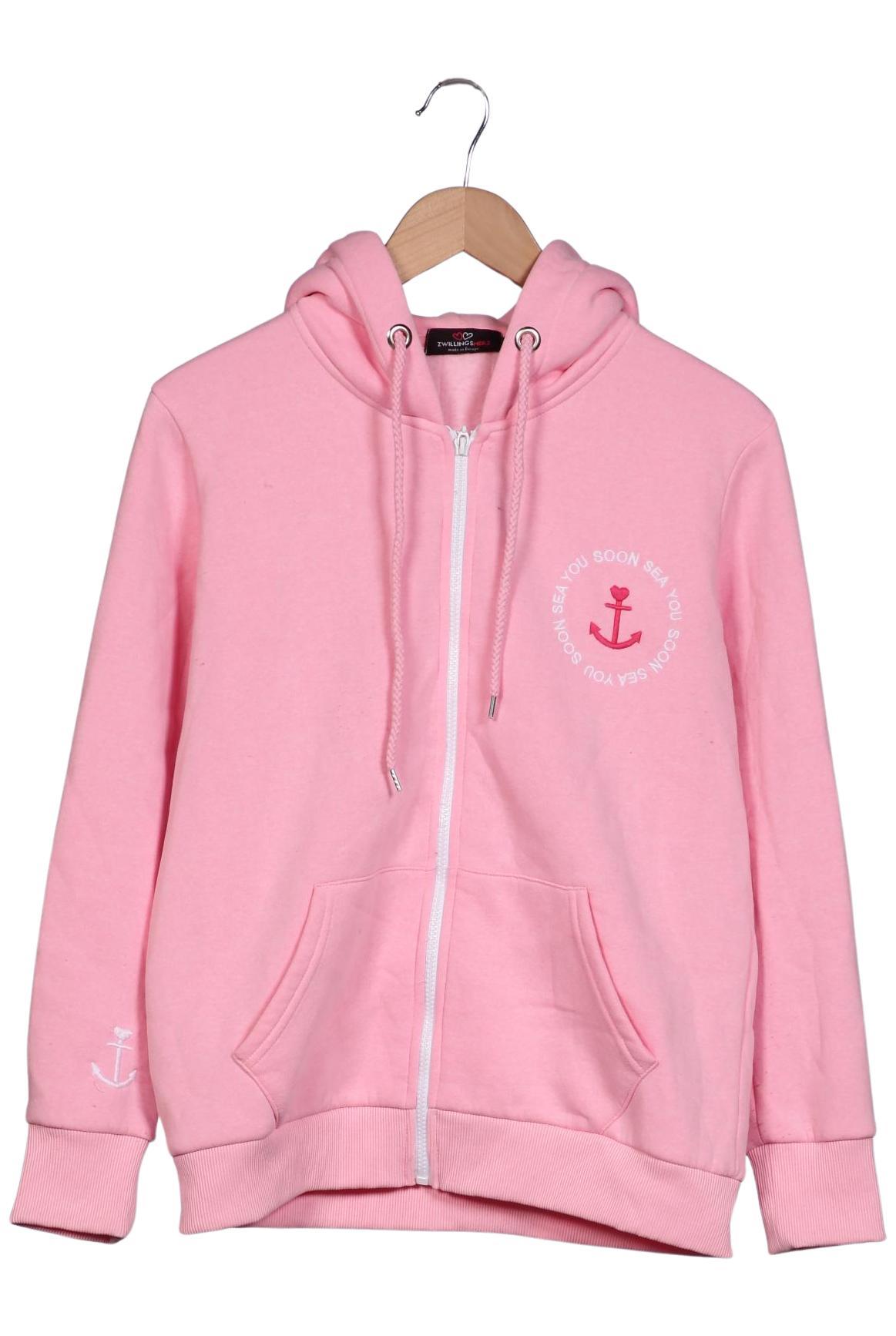 

Zwillingsherz Damen Kapuzenpullover, pink, Gr. 38