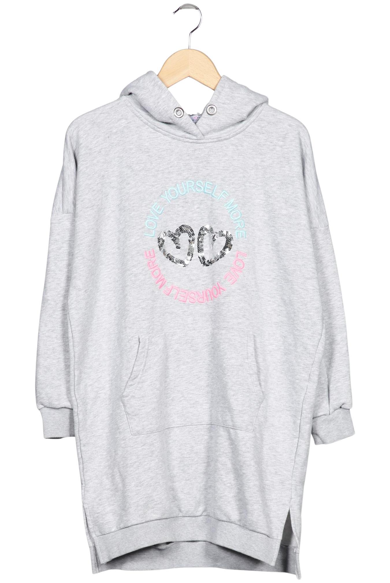 

Zwillingsherz Damen Kapuzenpullover, grau, Gr. 36