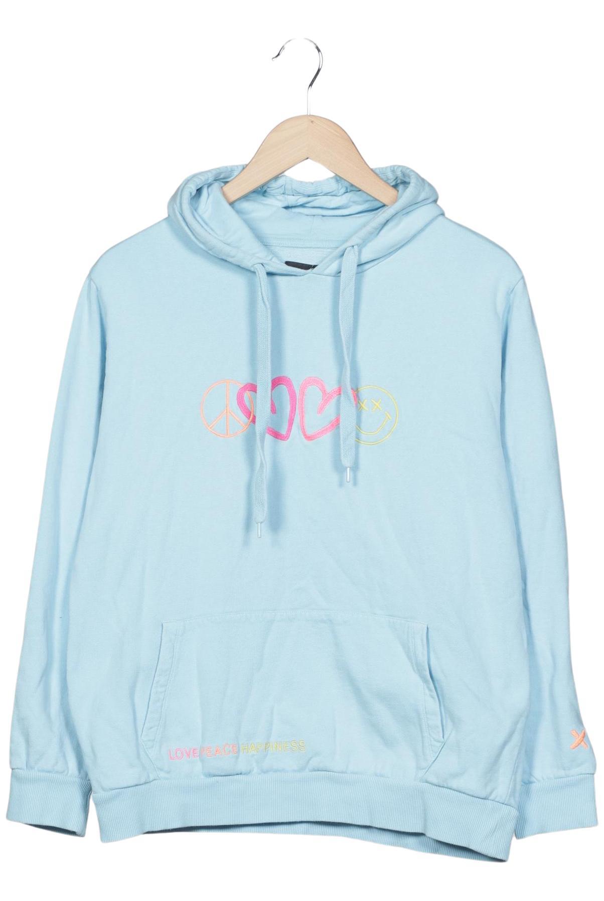 

Zwillingsherz Damen Kapuzenpullover, hellblau, Gr. 36