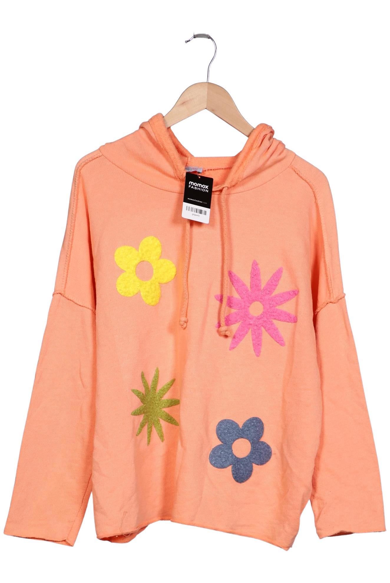 

Zwillingsherz Damen Kapuzenpullover, orange, Gr. 46