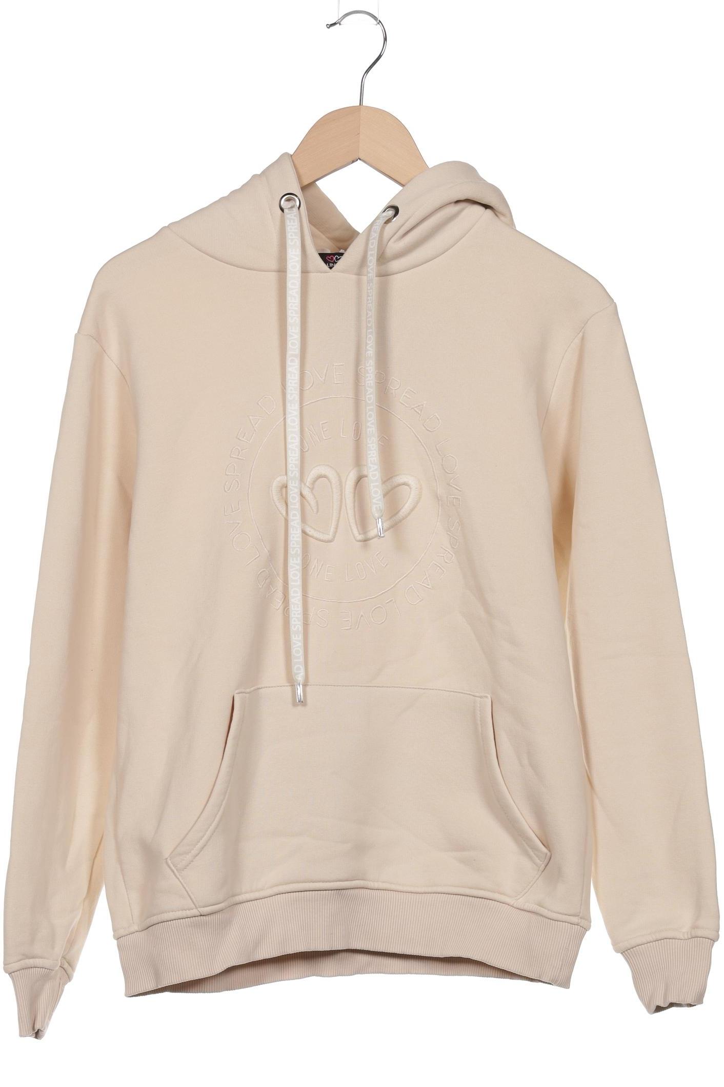 

Zwillingsherz Damen Kapuzenpullover, beige, Gr. 36