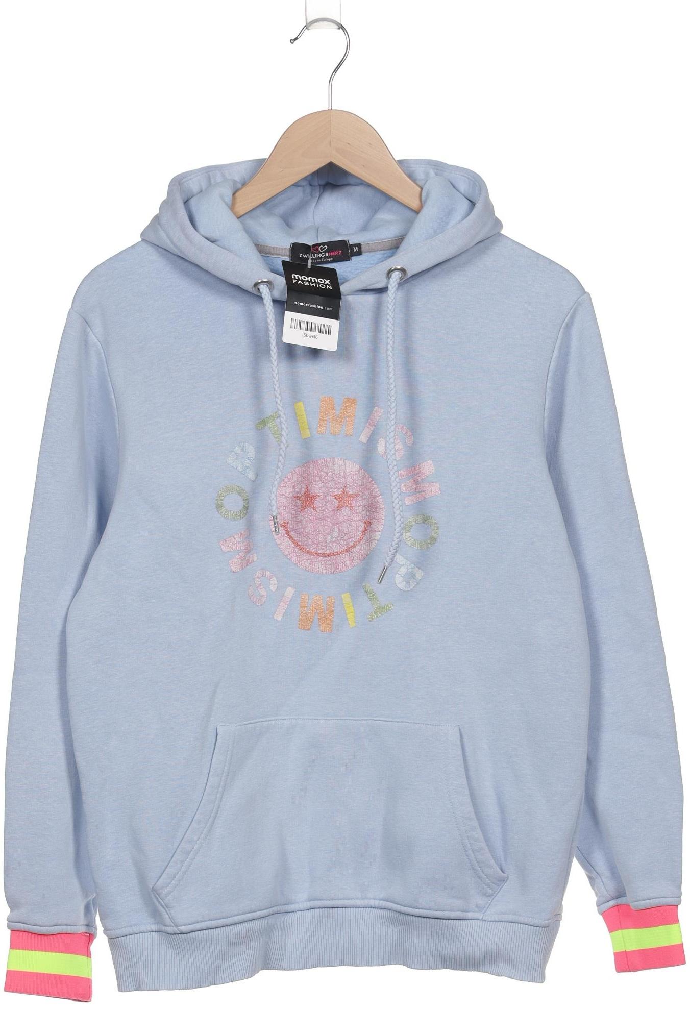 

Zwillingsherz Damen Kapuzenpullover, hellblau, Gr. 38