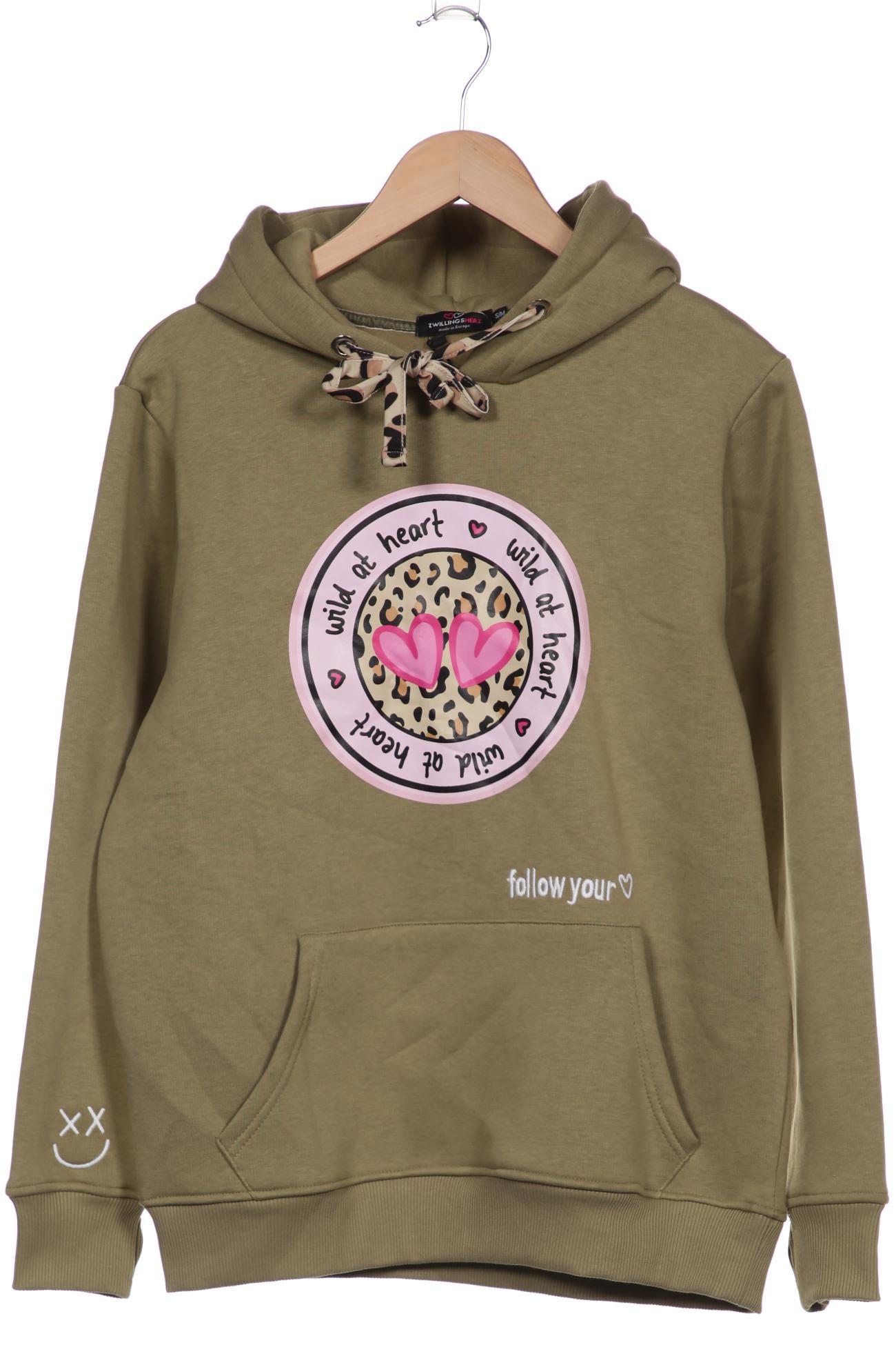 

Zwillingsherz Damen Kapuzenpullover, grün