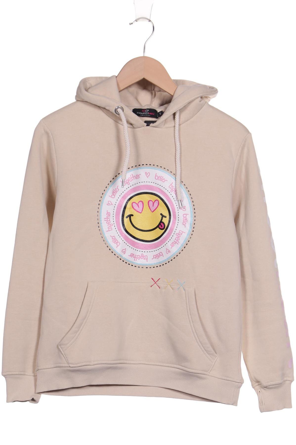 

Zwillingsherz Damen Kapuzenpullover, beige, Gr. 36