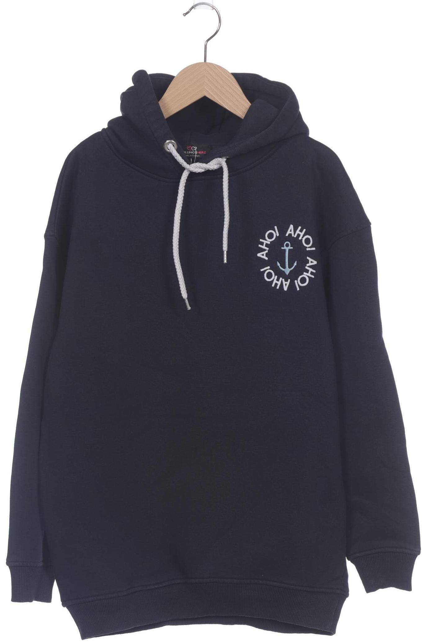 

Zwillingsherz Damen Kapuzenpullover, marineblau, Gr. 36