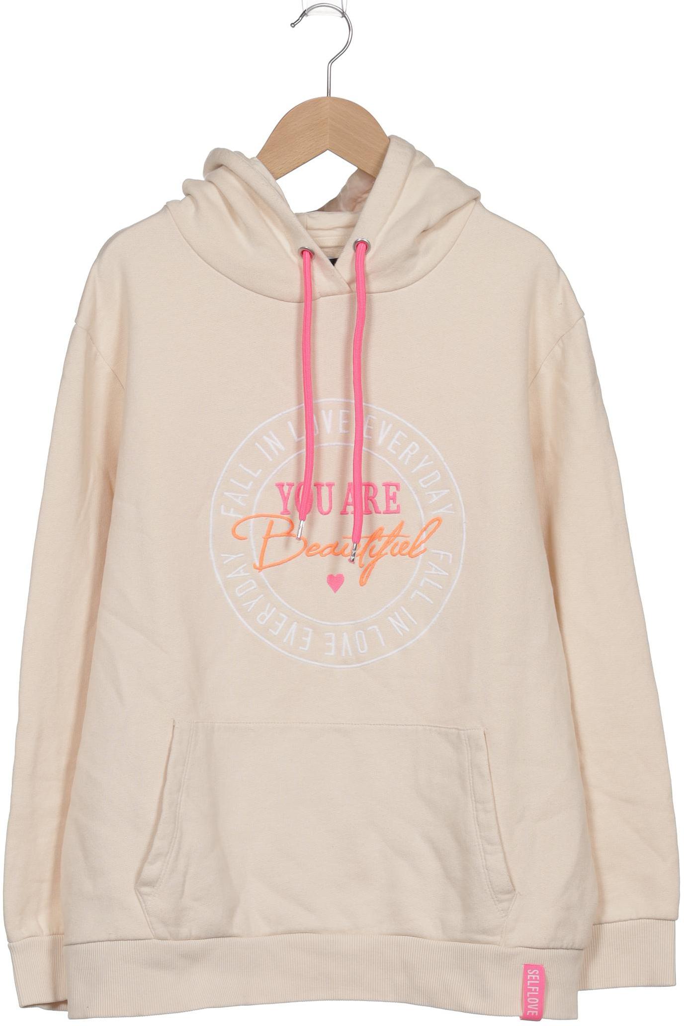 

Zwillingsherz Damen Kapuzenpullover, beige, Gr. 38