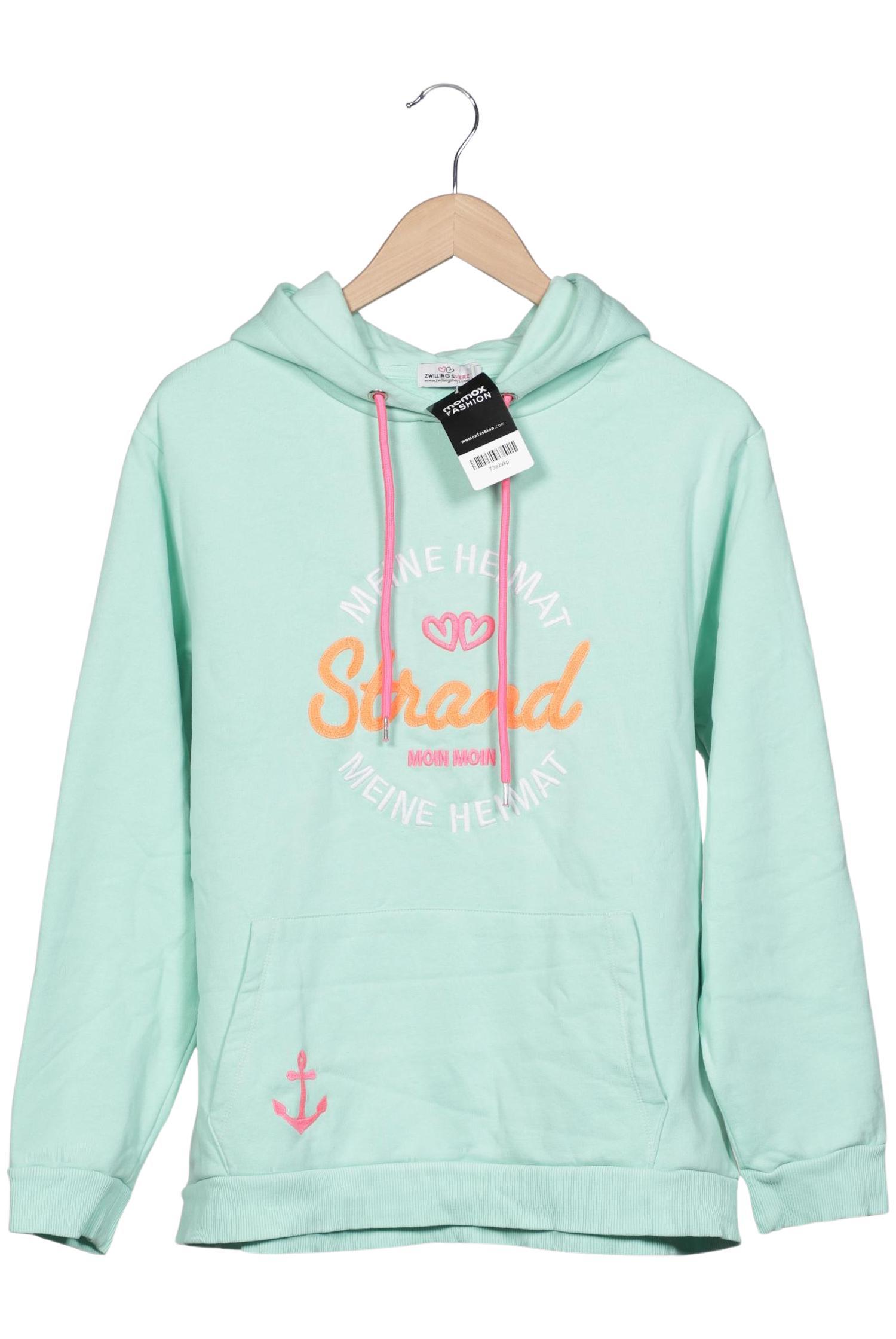 

Zwillingsherz Damen Kapuzenpullover, hellgrün, Gr. 36