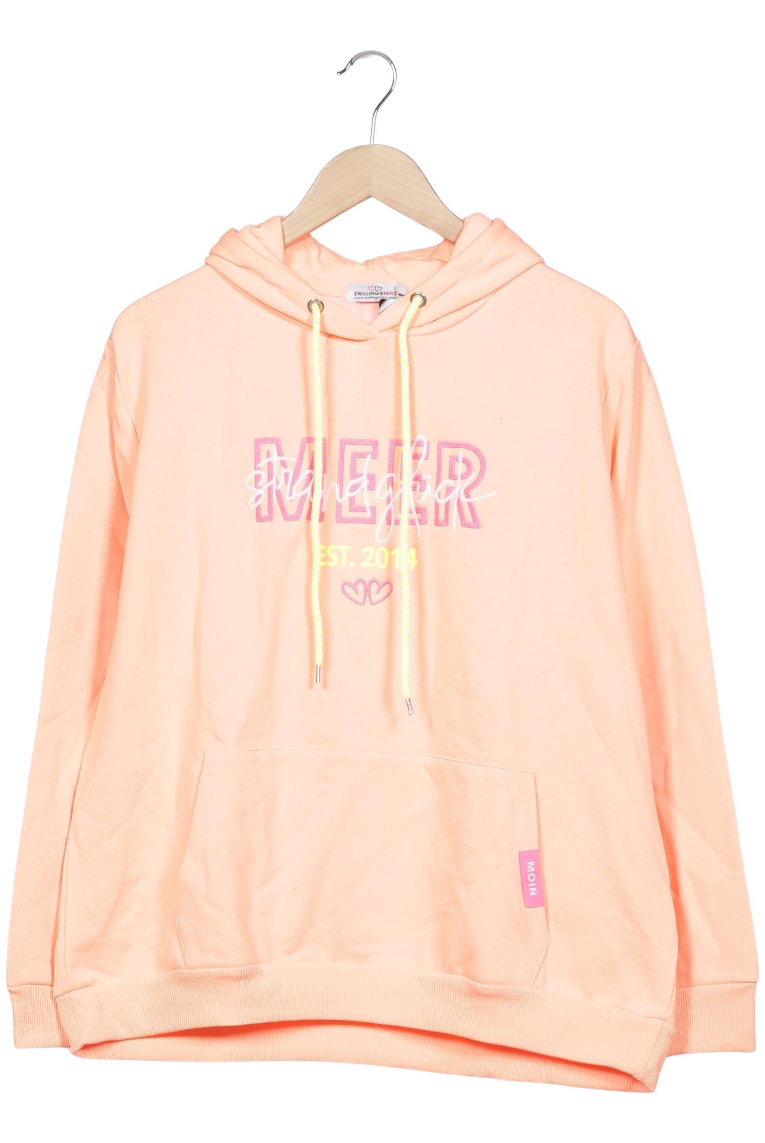 

Zwillingsherz Damen Kapuzenpullover, neon, Gr. 44