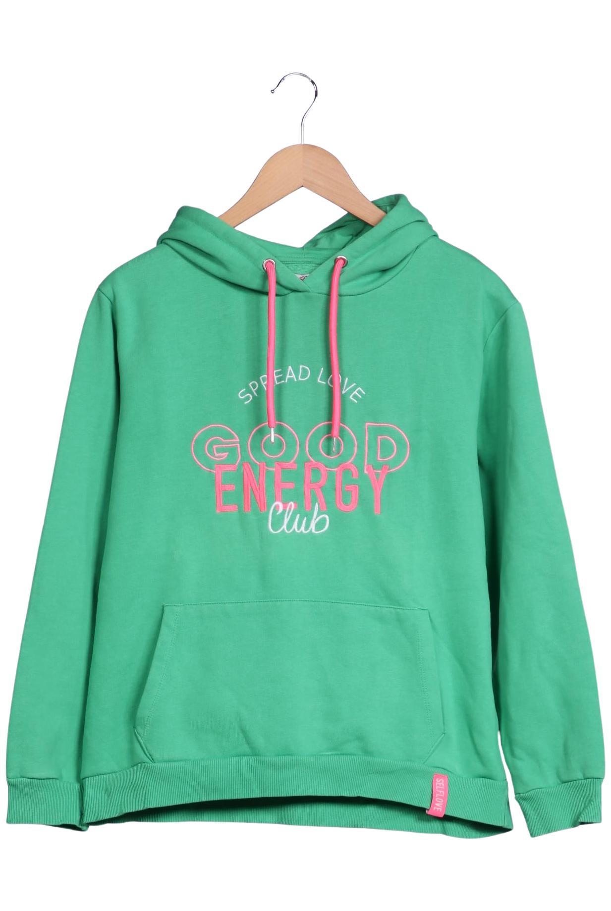 

Zwillingsherz Damen Kapuzenpullover, grün, Gr. 36