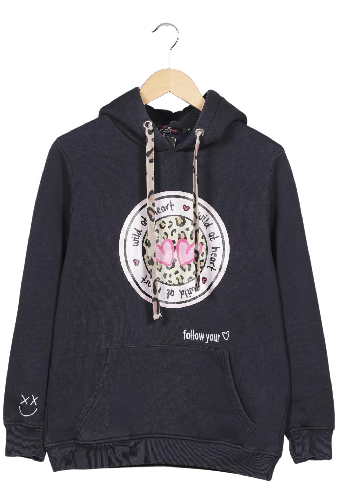 

Zwillingsherz Damen Kapuzenpullover, marineblau, Gr. 38