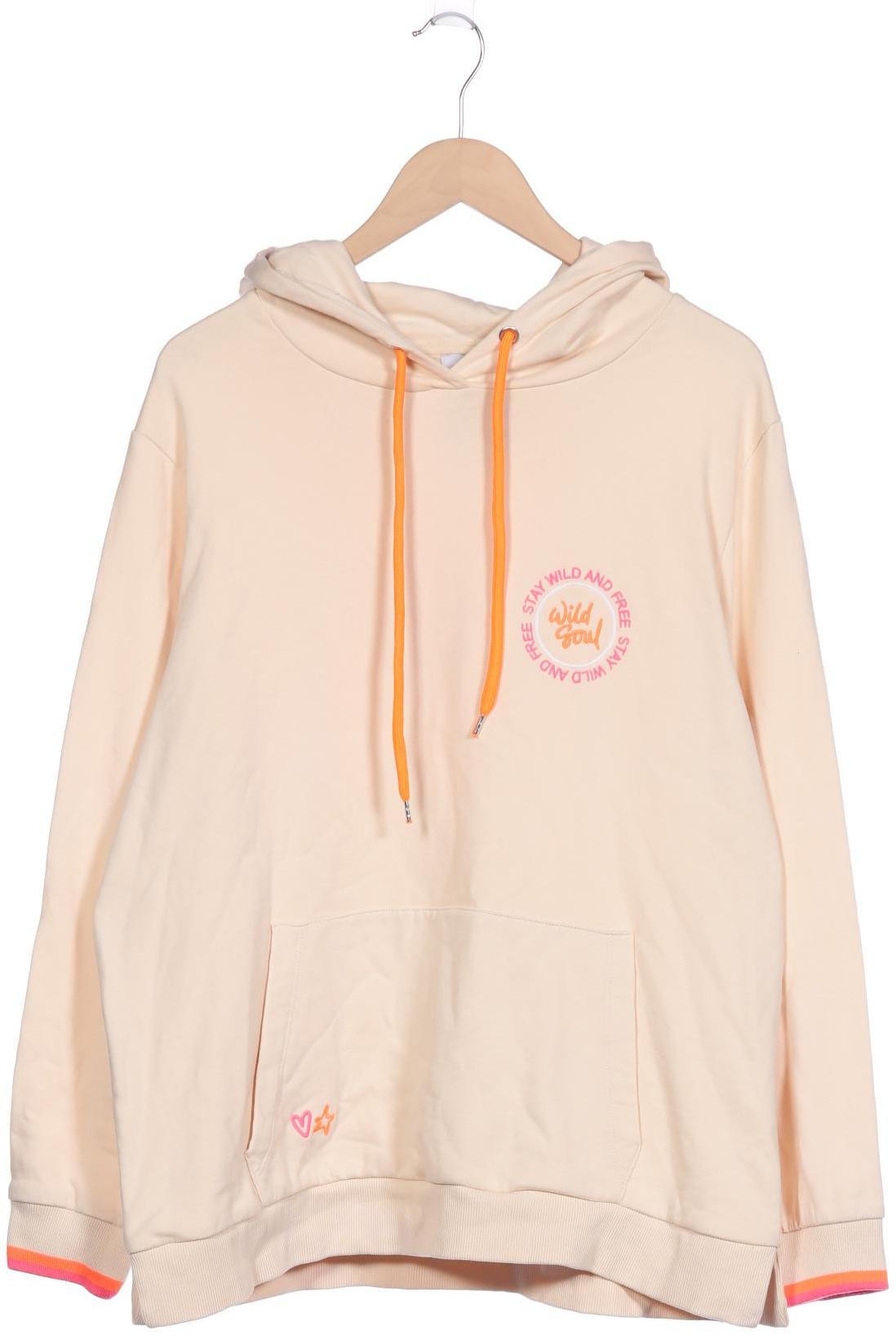 

Zwillingsherz Damen Kapuzenpullover, beige, Gr. 42