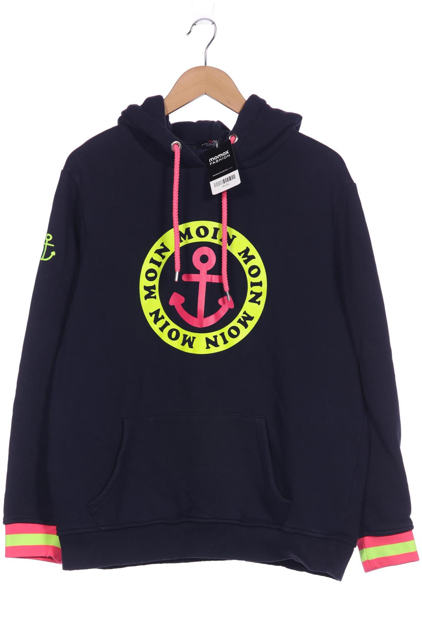 

Zwillingsherz Damen Kapuzenpullover, marineblau, Gr. 44