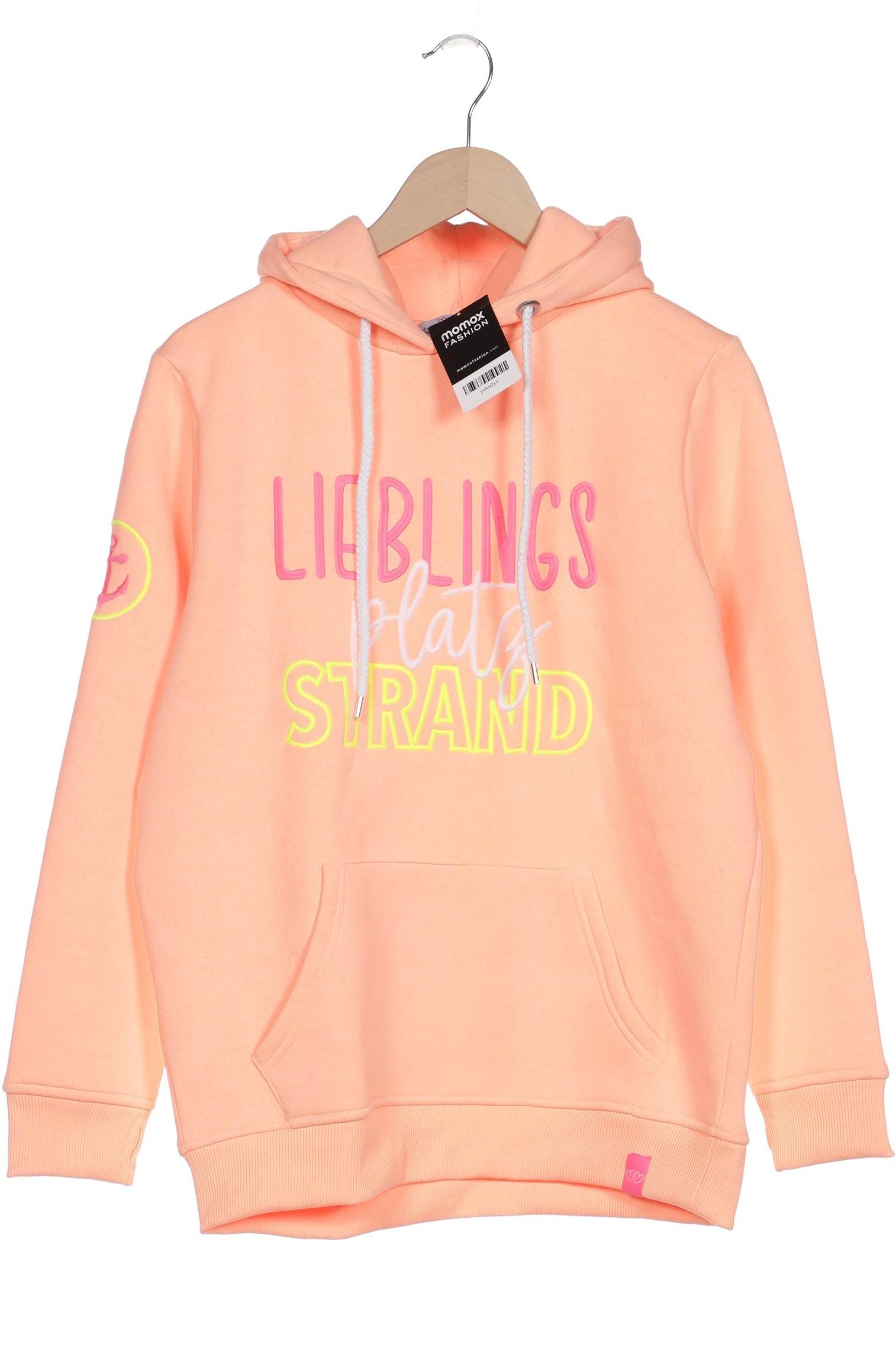 

Zwillingsherz Damen Kapuzenpullover, orange, Gr. 38