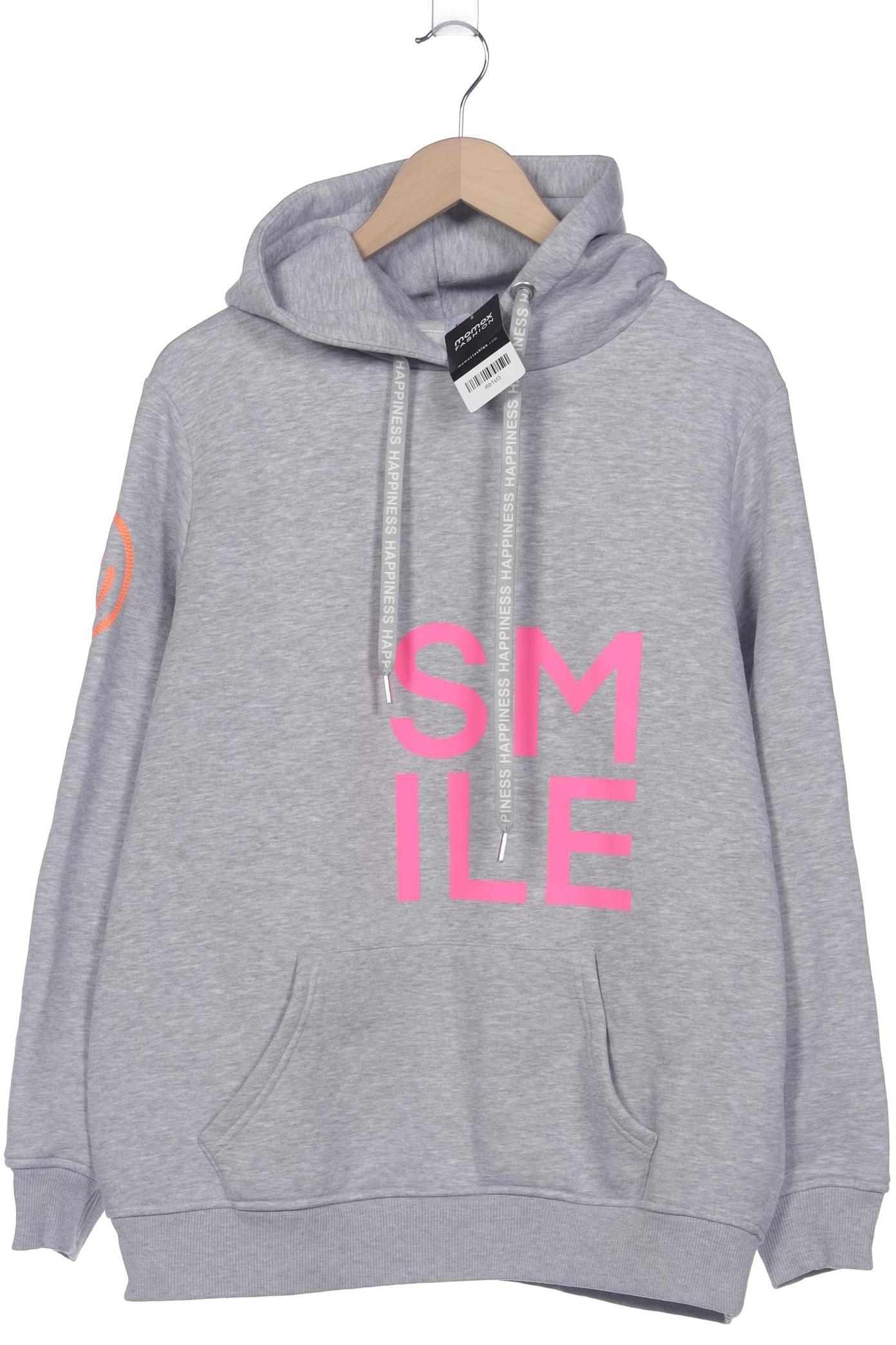 

Zwillingsherz Damen Kapuzenpullover, grau, Gr. 42