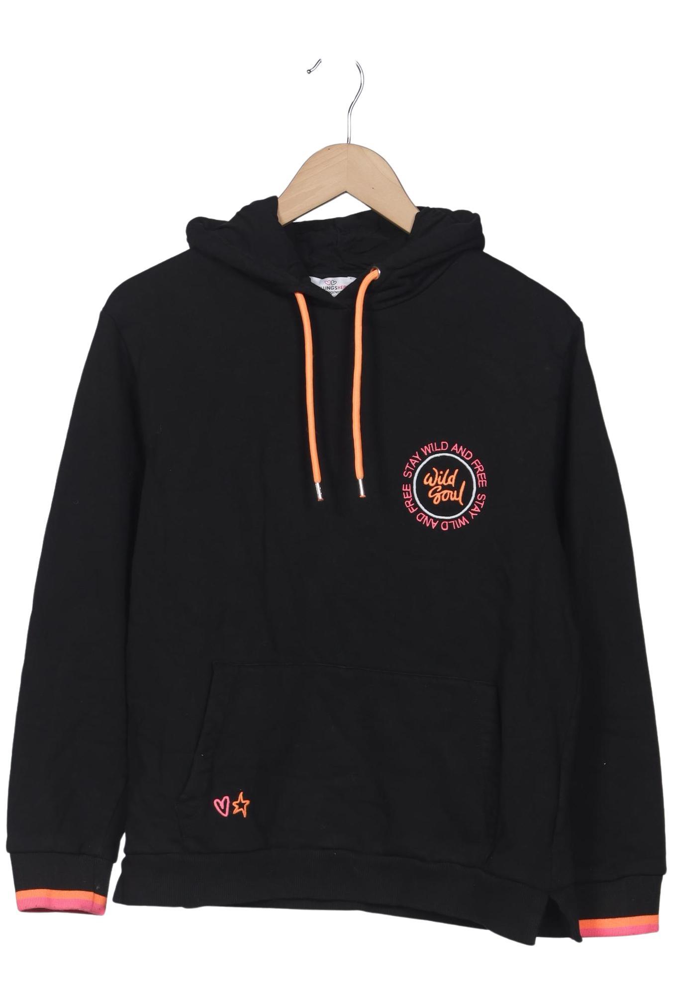 

Zwillingsherz Damen Kapuzenpullover, schwarz, Gr. 36