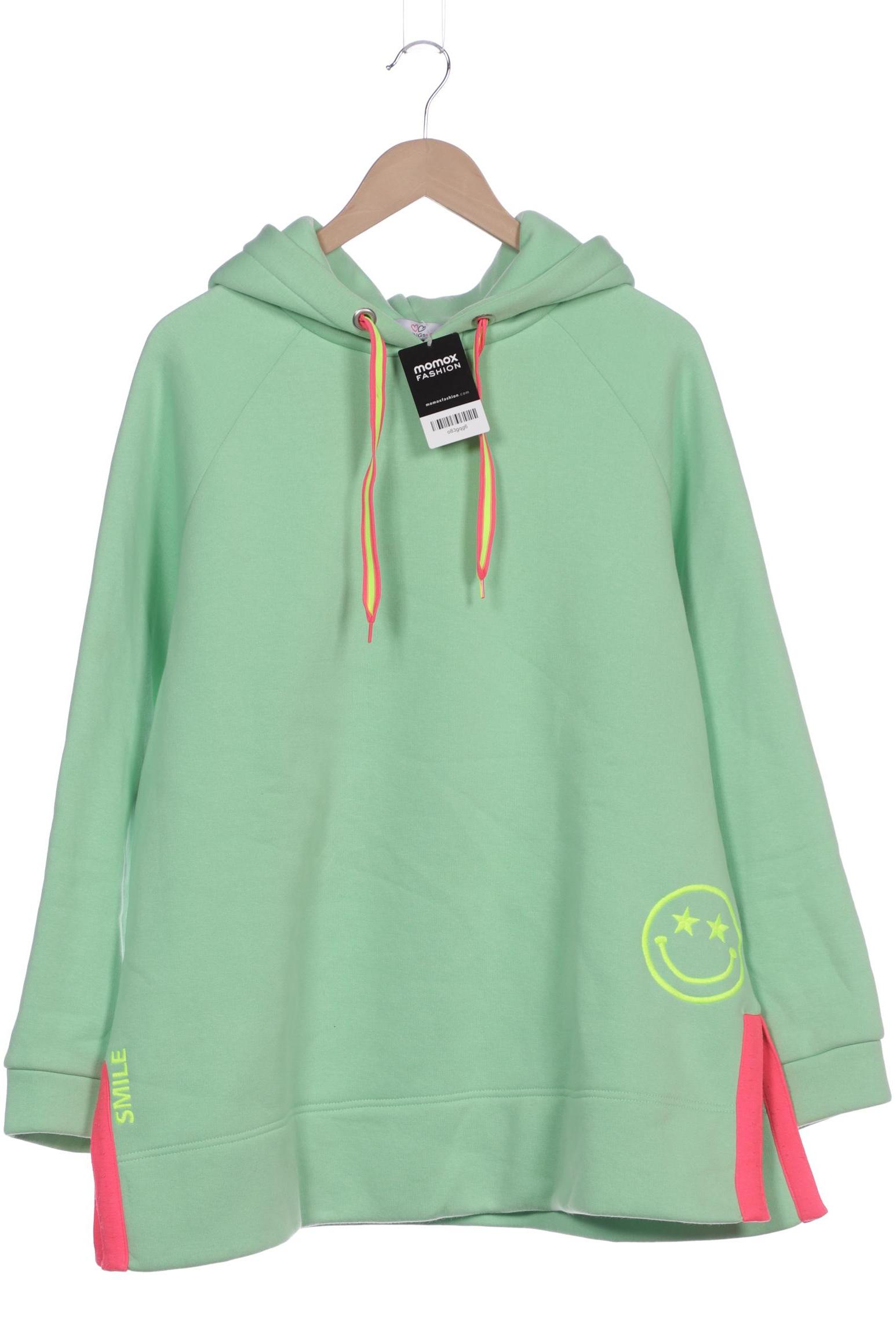 

Zwillingsherz Damen Kapuzenpullover, hellgrün, Gr. 42