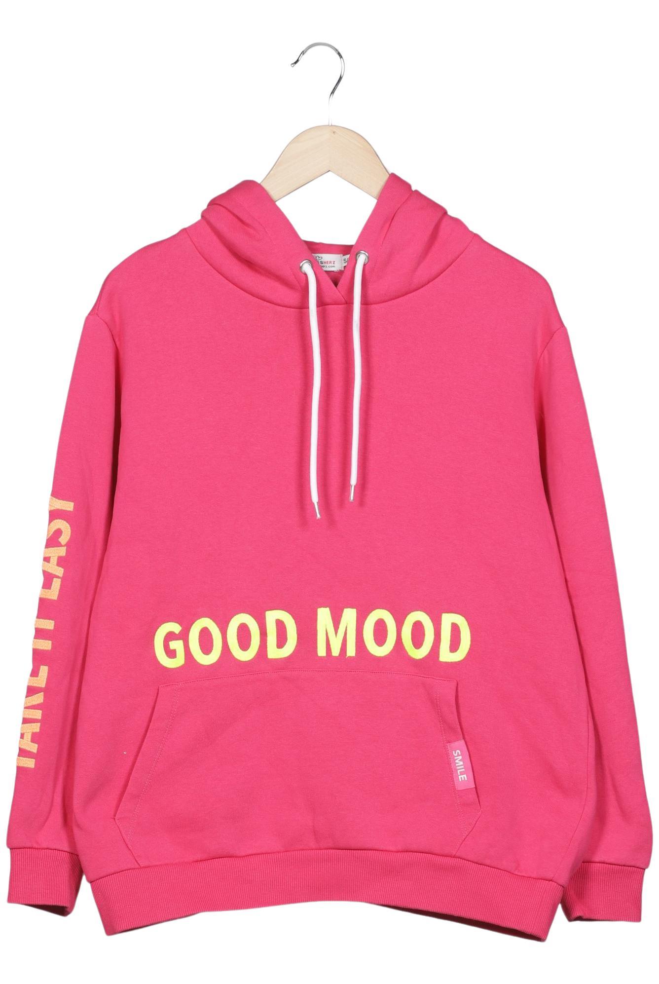 

Zwillingsherz Damen Kapuzenpullover, pink, Gr. 36