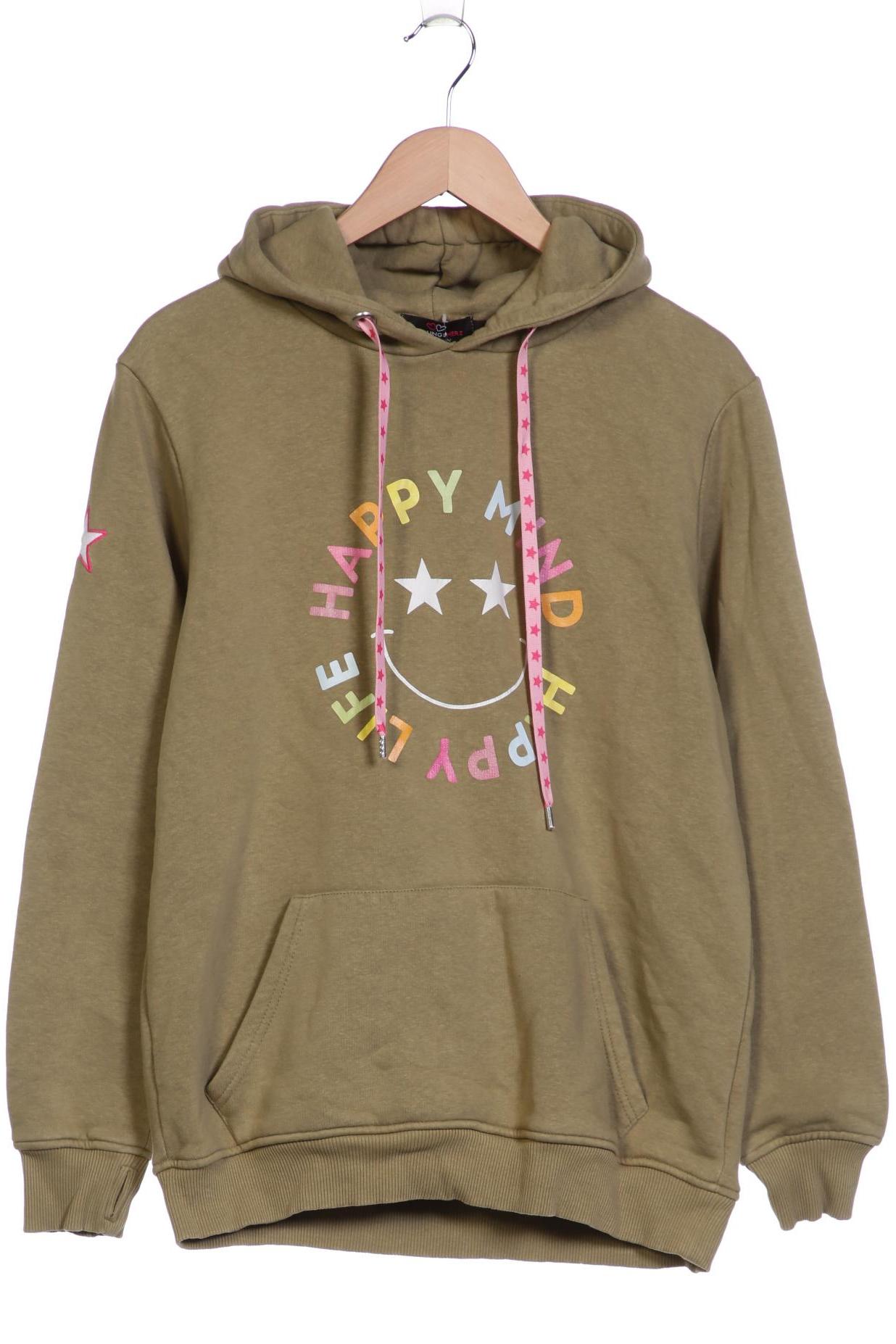 

Zwillingsherz Damen Kapuzenpullover, grün, Gr. 38