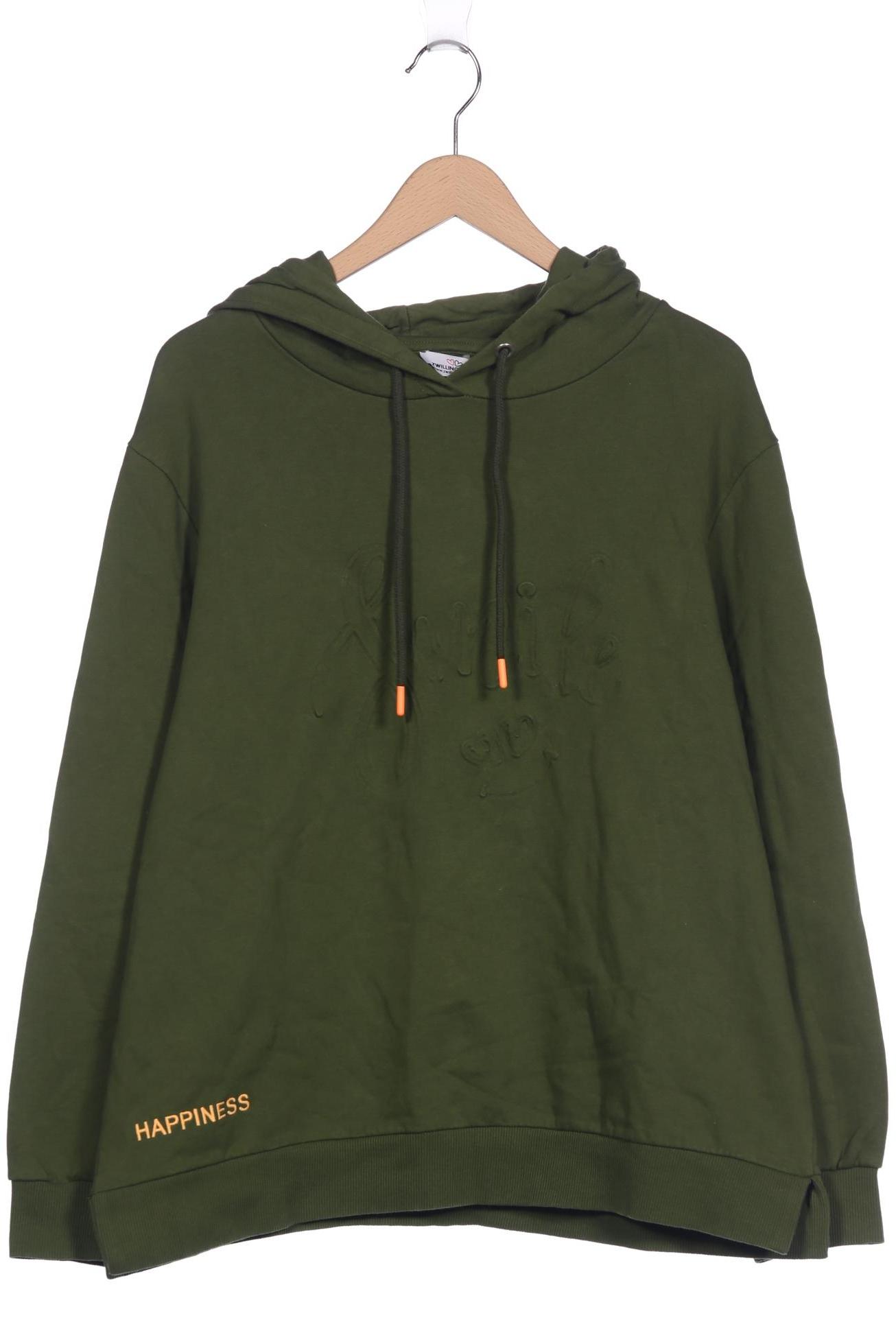 

Zwillingsherz Damen Kapuzenpullover, grün, Gr. 42