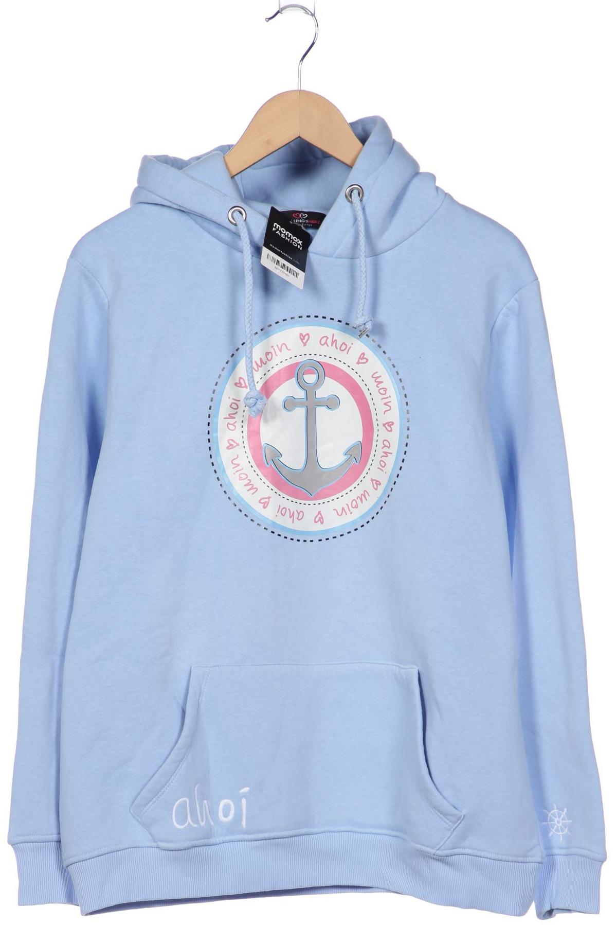 

Zwillingsherz Damen Kapuzenpullover, hellblau, Gr. 42
