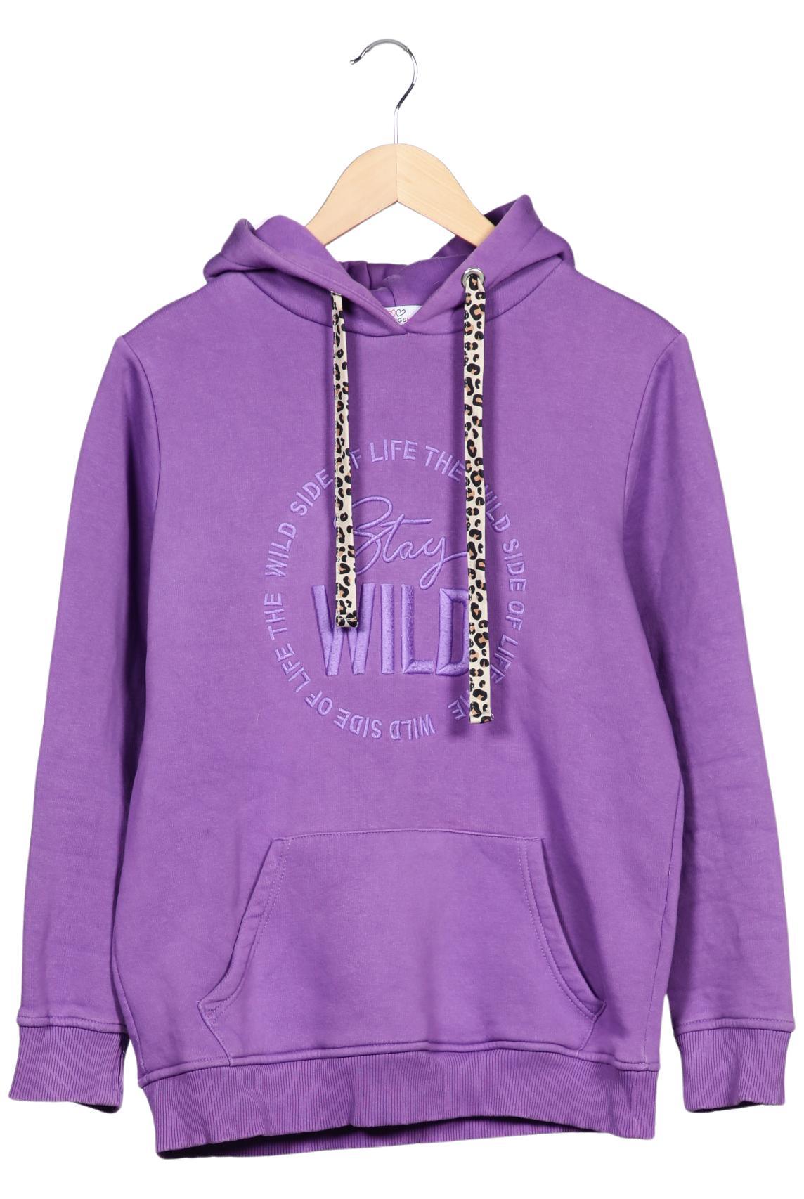 

Zwillingsherz Damen Kapuzenpullover, flieder, Gr. 38