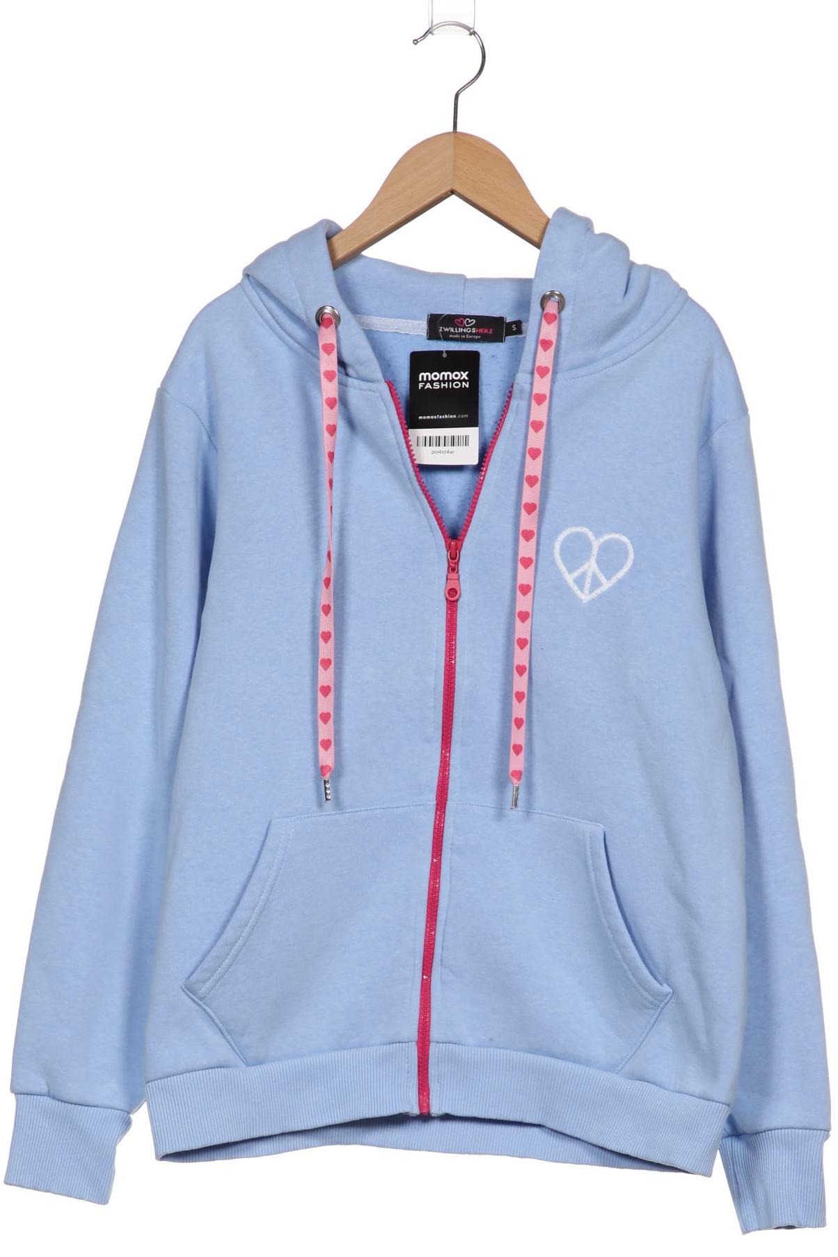 

Zwillingsherz Damen Kapuzenpullover, hellblau