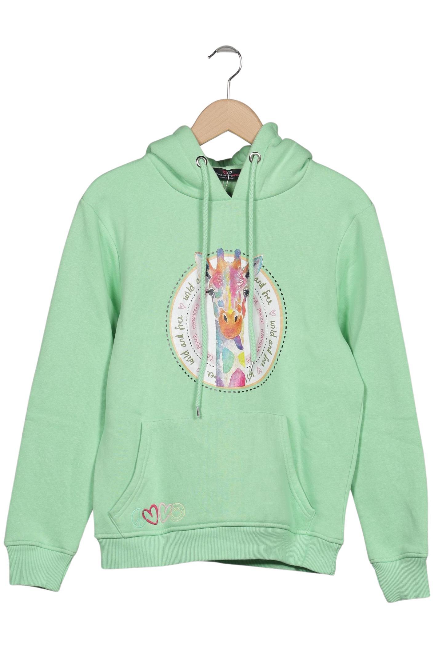 

Zwillingsherz Damen Kapuzenpullover, hellgrün, Gr. 36