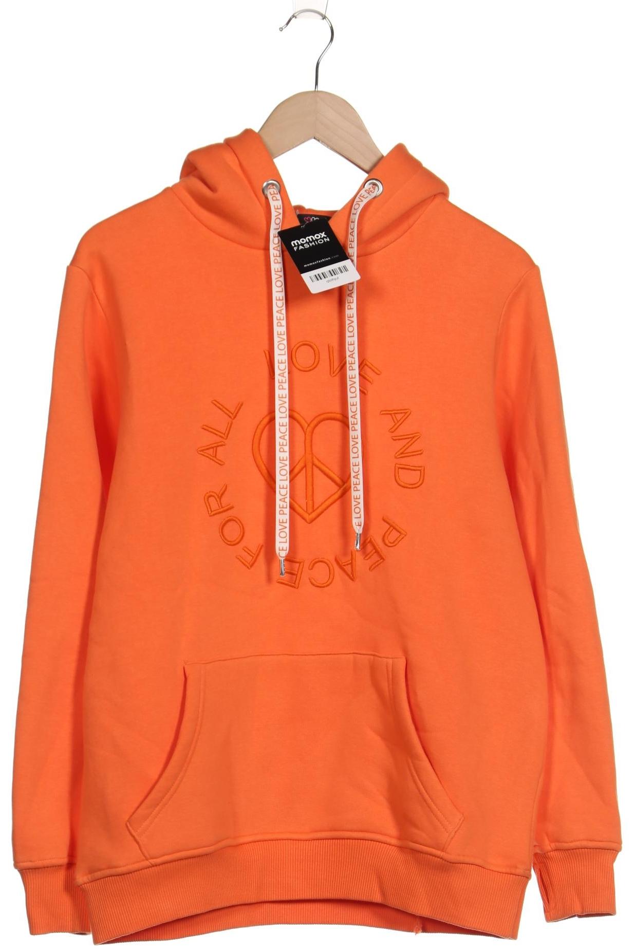 

Zwillingsherz Damen Kapuzenpullover, orange, Gr. 38