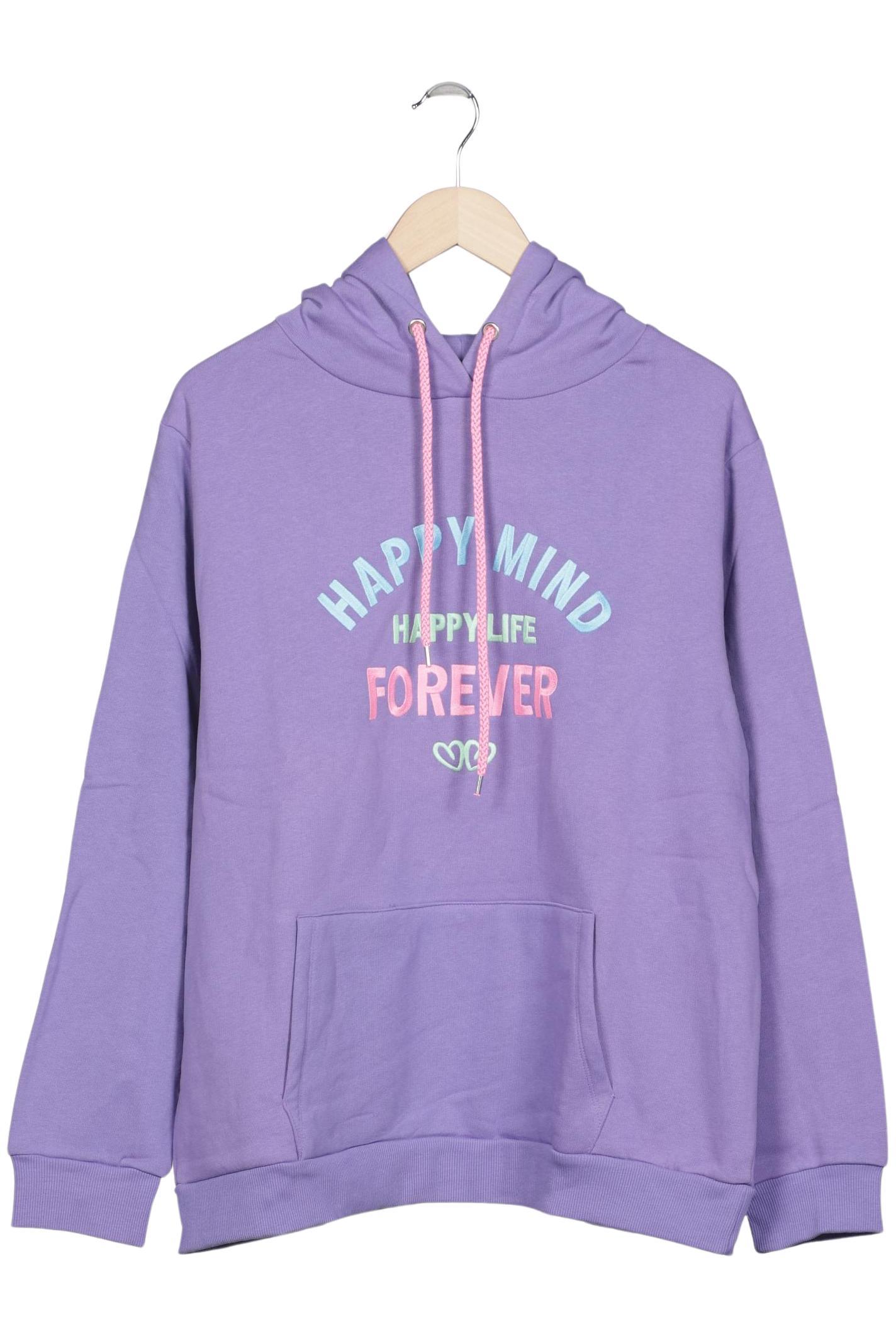 

Zwillingsherz Damen Kapuzenpullover, flieder, Gr. 42