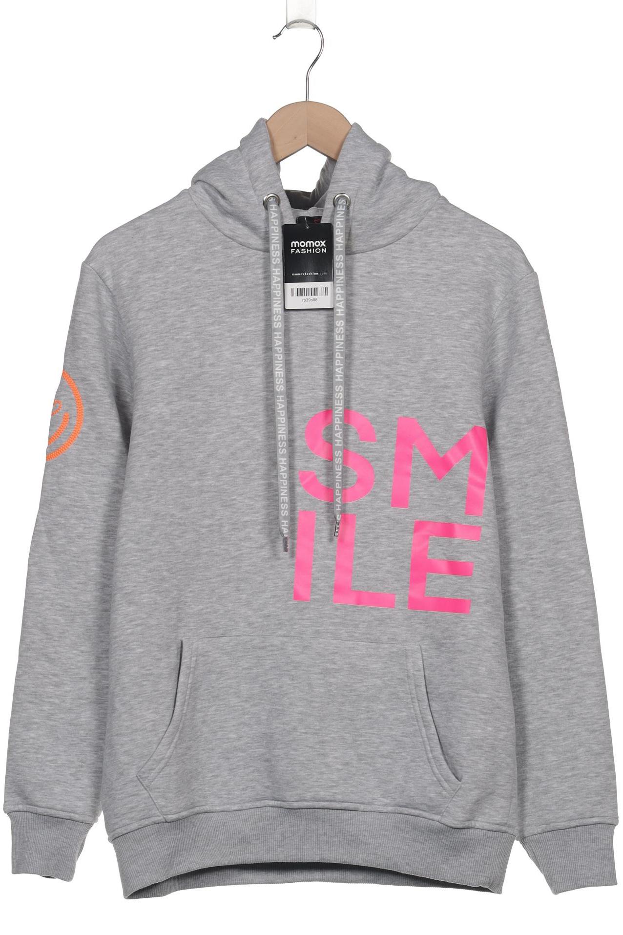 

Zwillingsherz Damen Kapuzenpullover, grau, Gr. 38