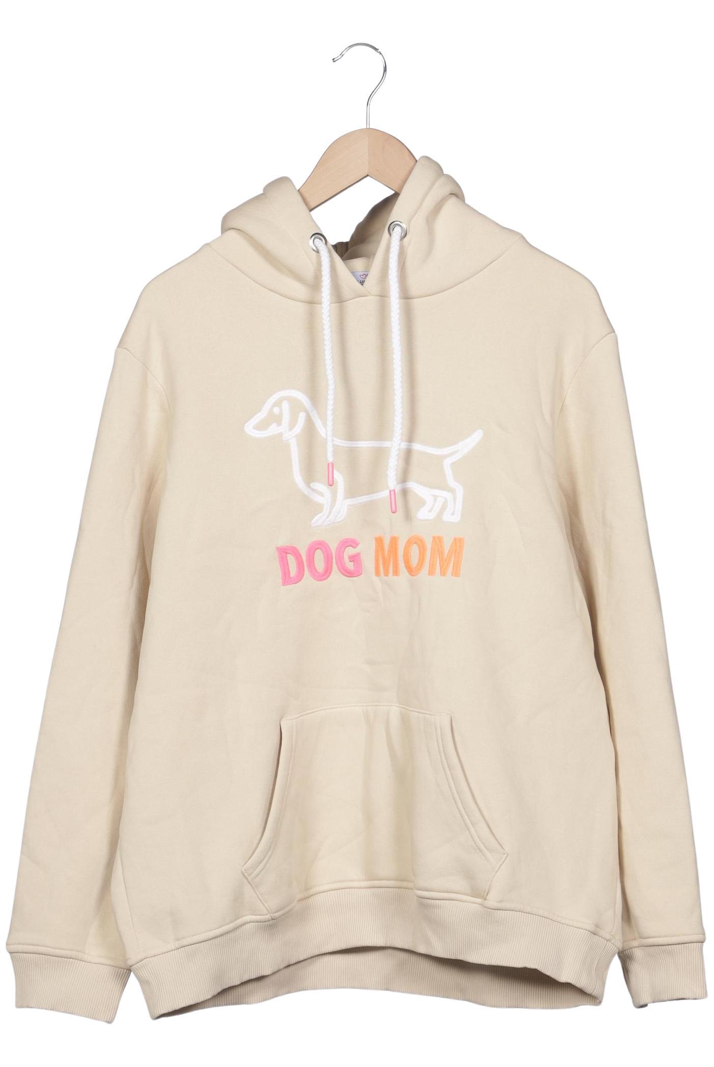

Zwillingsherz Damen Kapuzenpullover, beige, Gr. 46