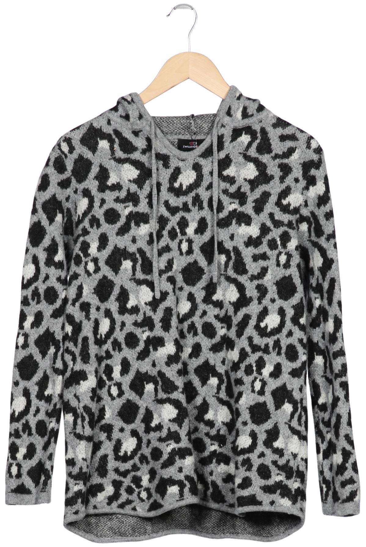 

Zwillingsherz Damen Kapuzenpullover, grau, Gr. 42