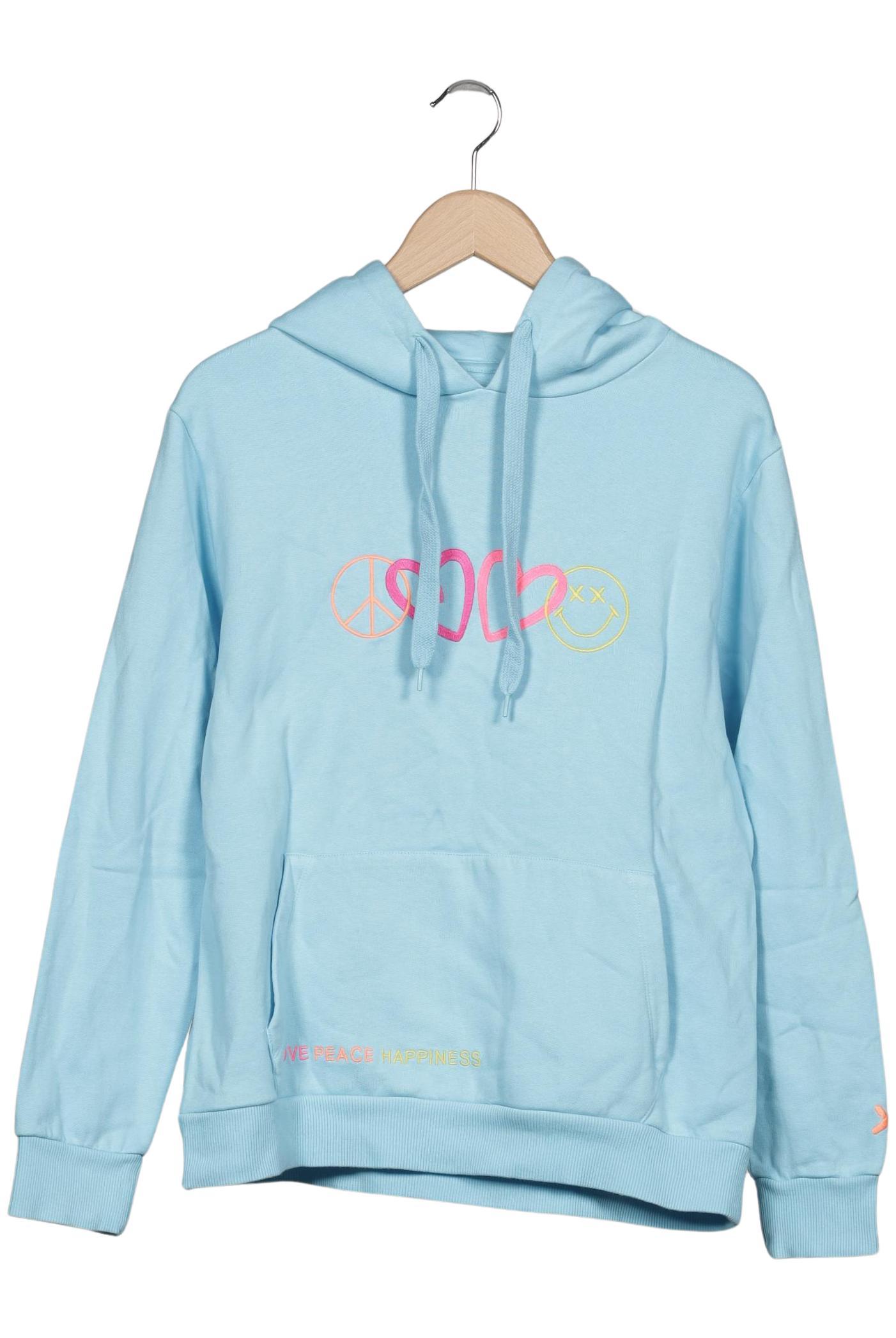 

Zwillingsherz Damen Kapuzenpullover, hellblau, Gr. 36