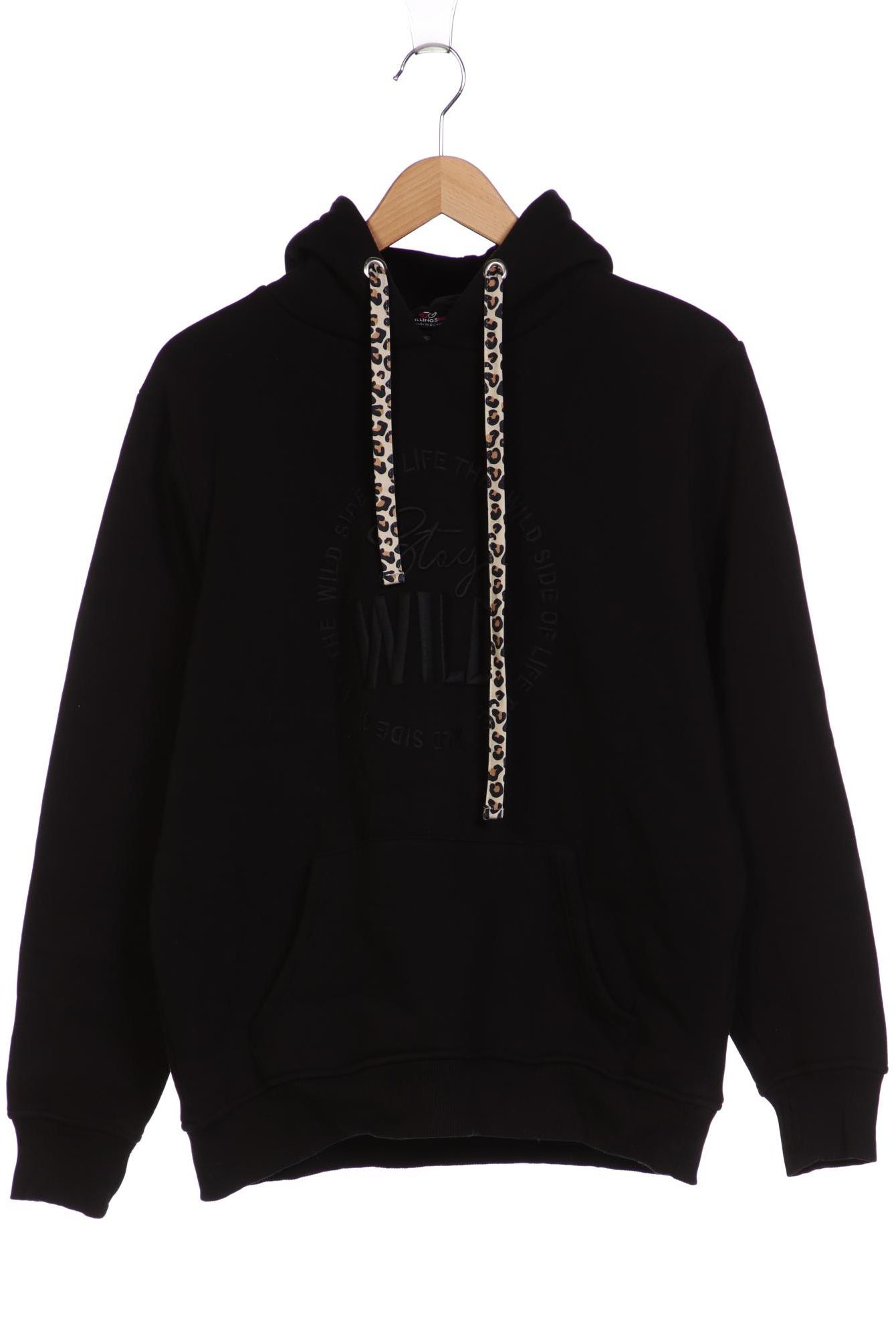 

Zwillingsherz Damen Kapuzenpullover, schwarz, Gr. 42