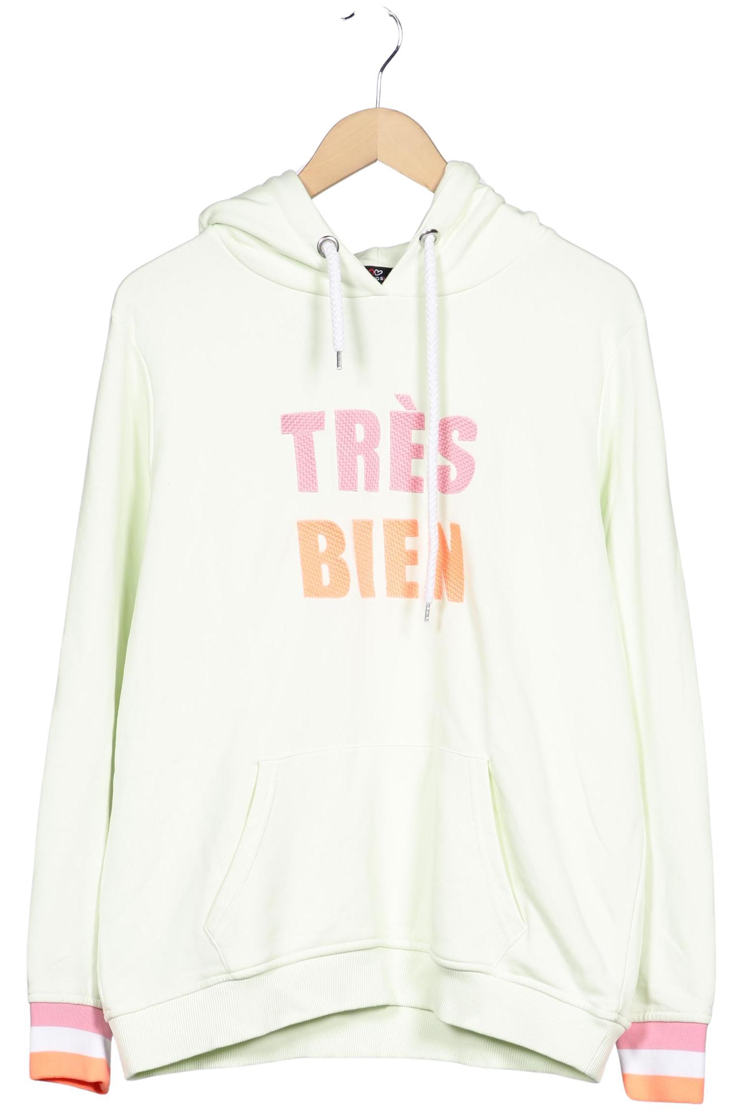 

Zwillingsherz Damen Kapuzenpullover, cremeweiß, Gr. 42