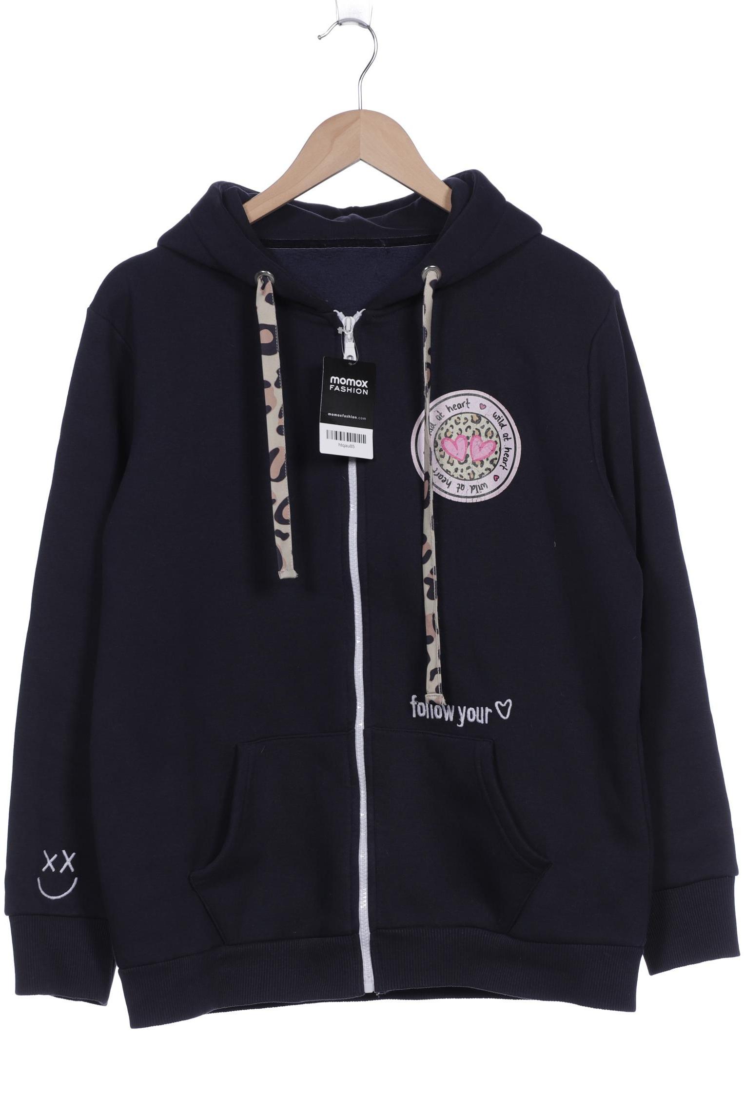 

Zwillingsherz Damen Kapuzenpullover, marineblau, Gr. 44
