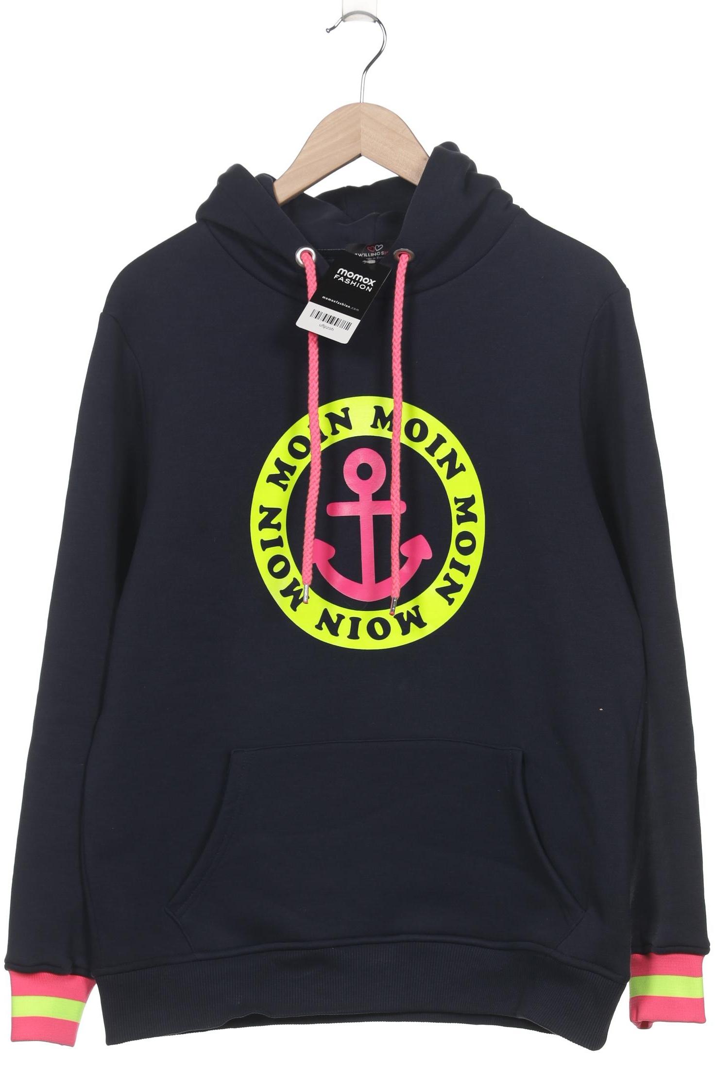 

Zwillingsherz Damen Kapuzenpullover, marineblau, Gr. 36