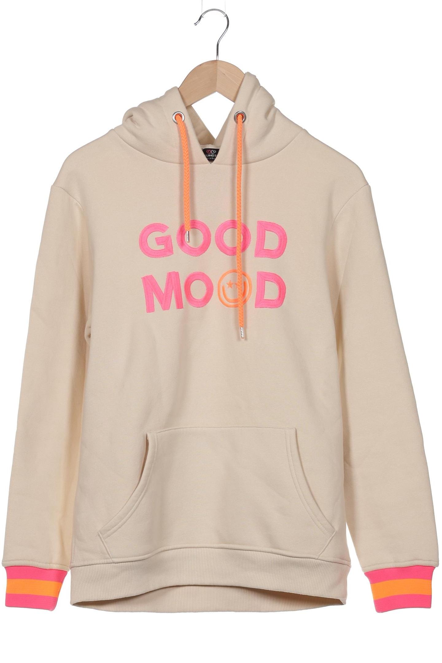 

Zwillingsherz Damen Kapuzenpullover, beige, Gr. 38