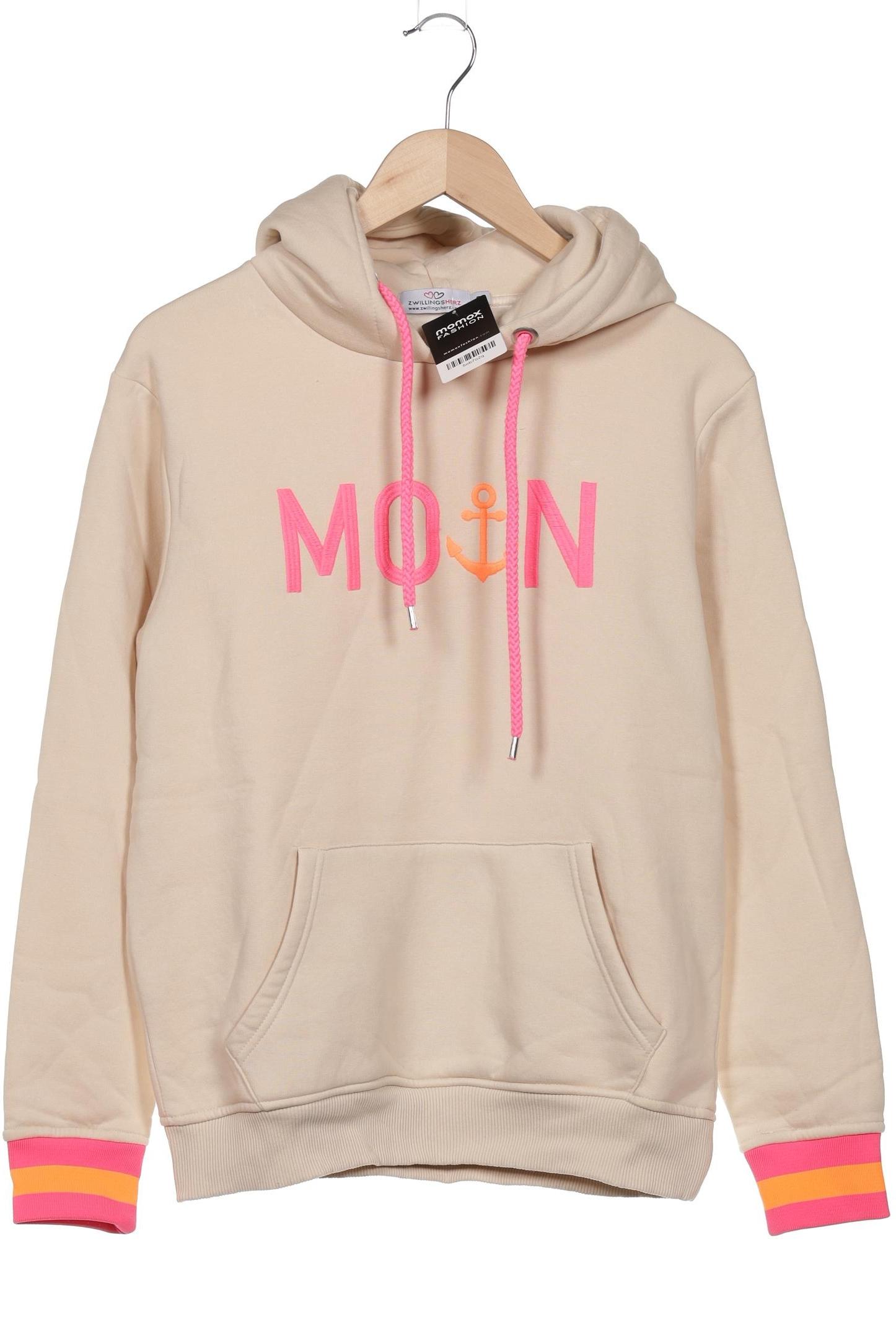 

Zwillingsherz Damen Kapuzenpullover, beige, Gr. 36