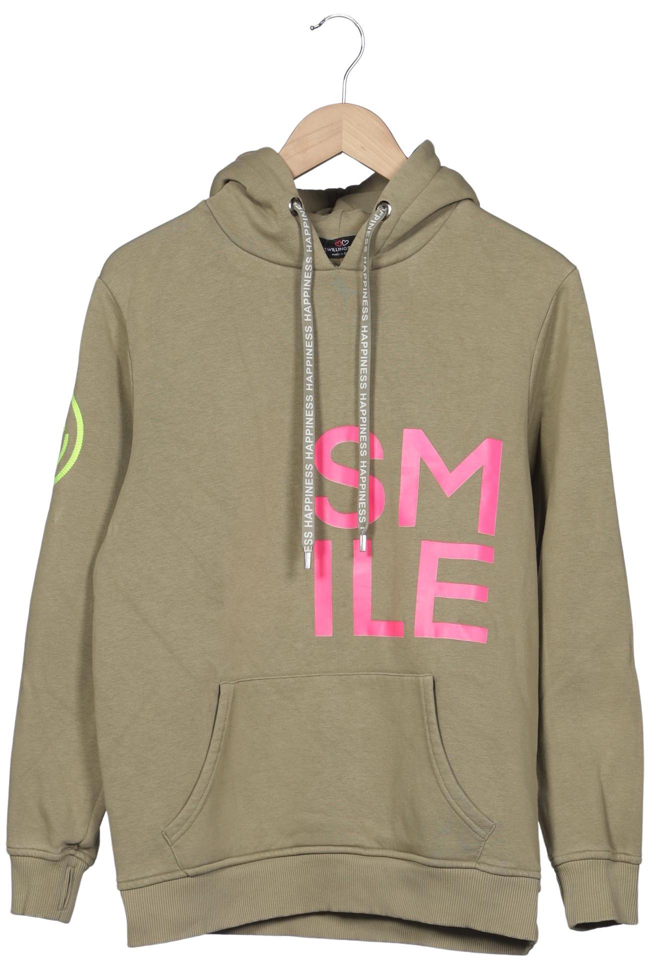 

Zwillingsherz Damen Kapuzenpullover, grün, Gr. 38